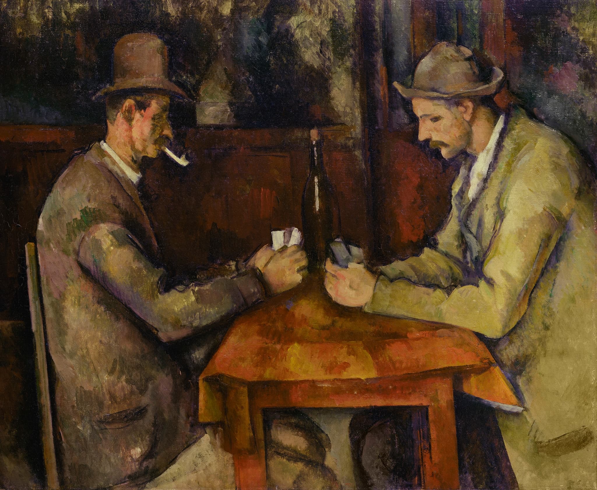 The Card Players by Paul Cézanne | Equilibrium and Form