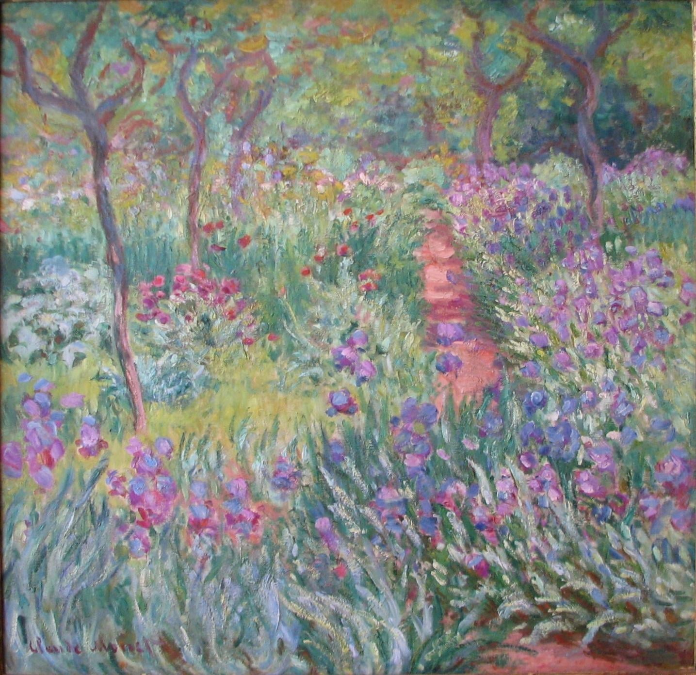 The Artist's Garden at Giverny by Claude Monet