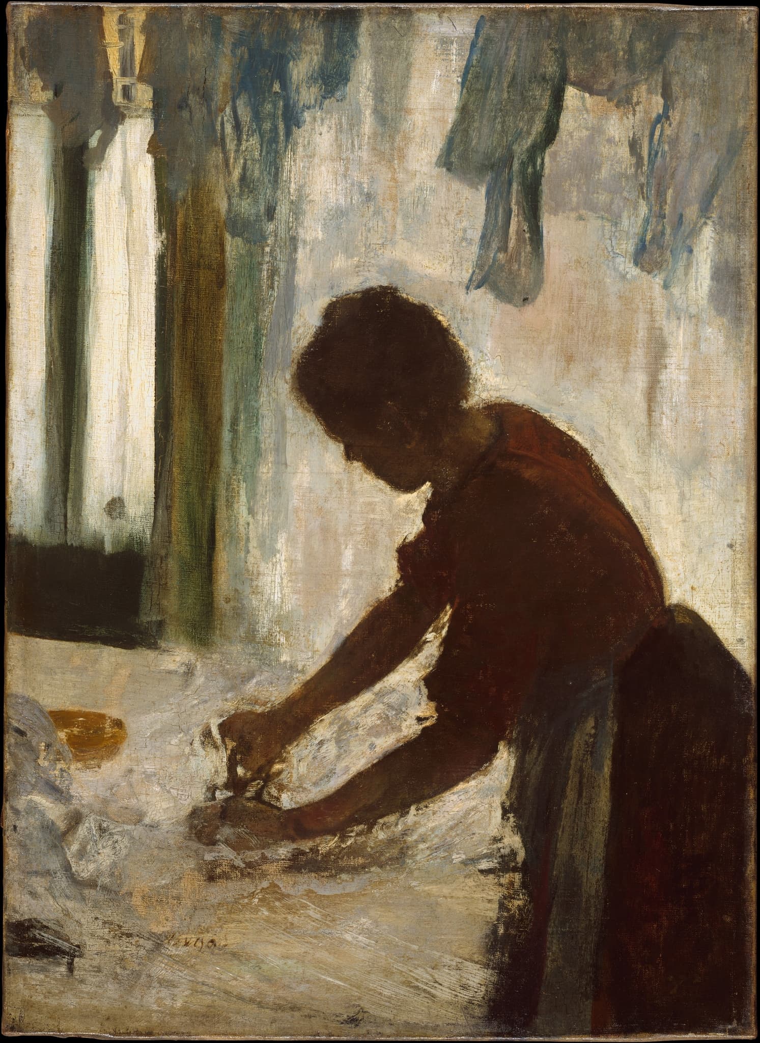 Woman Ironing