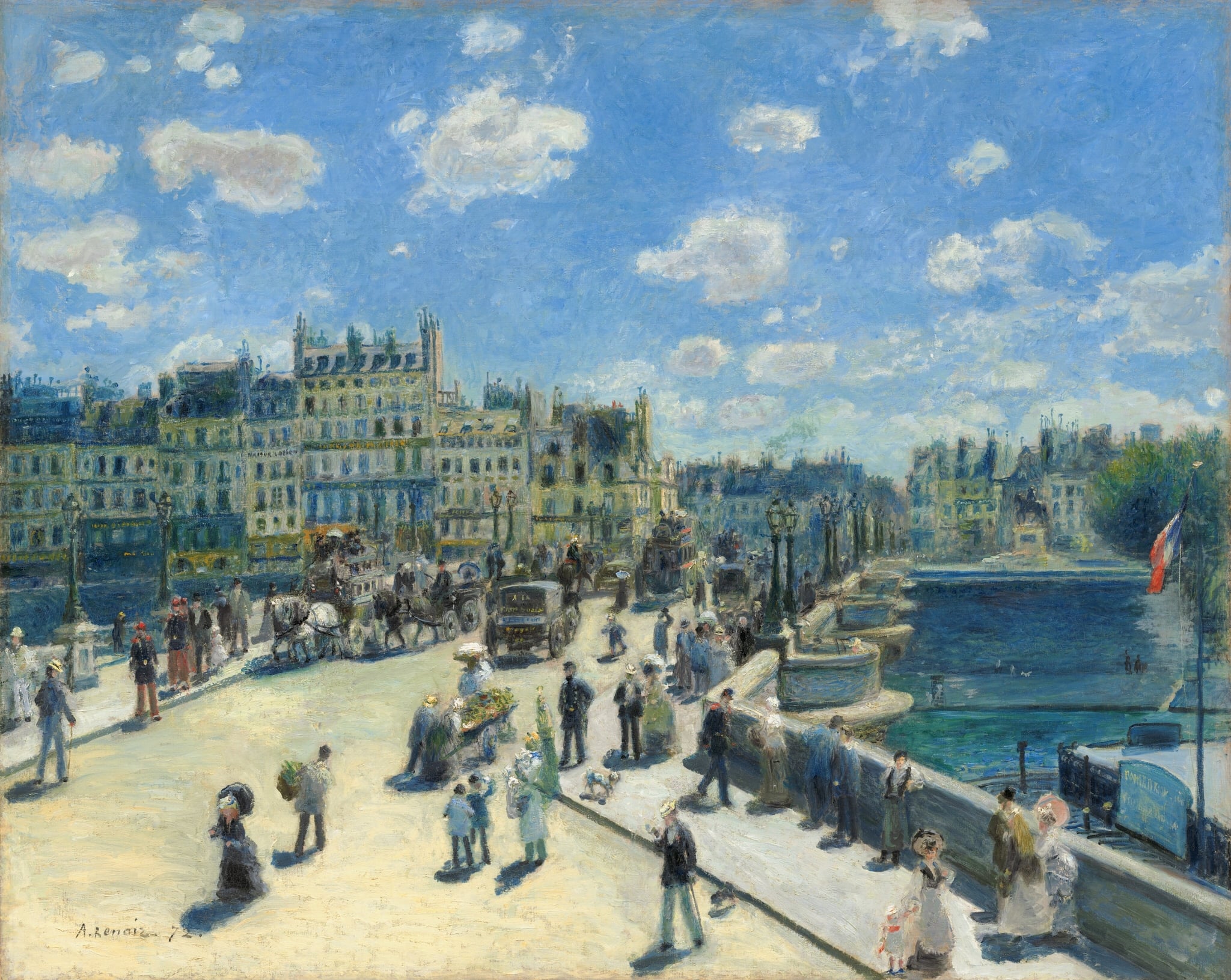 Pont Neuf Paris by Pierre-Auguste Renoir