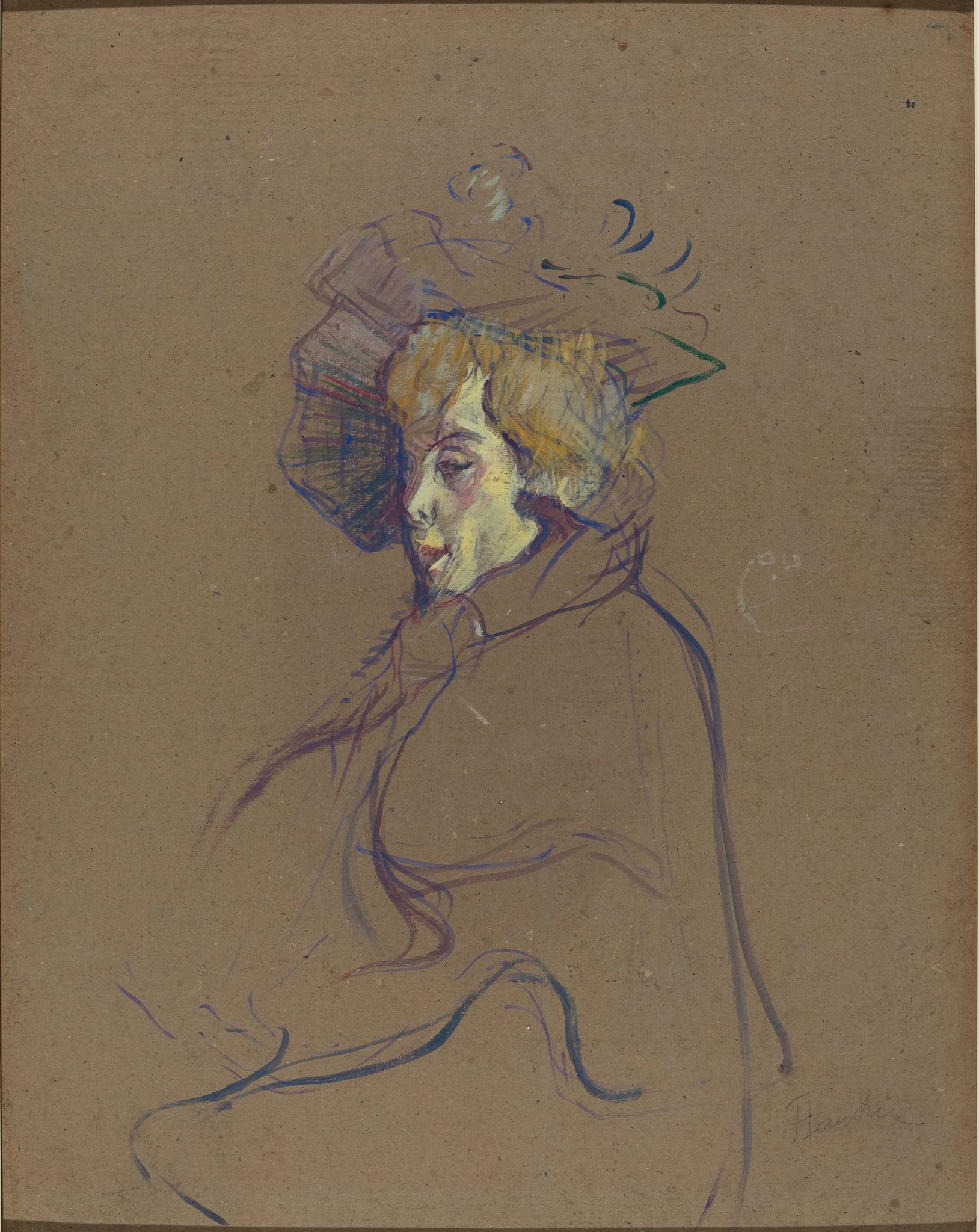 Jane Avril by Henri de Toulouse-Lautrec