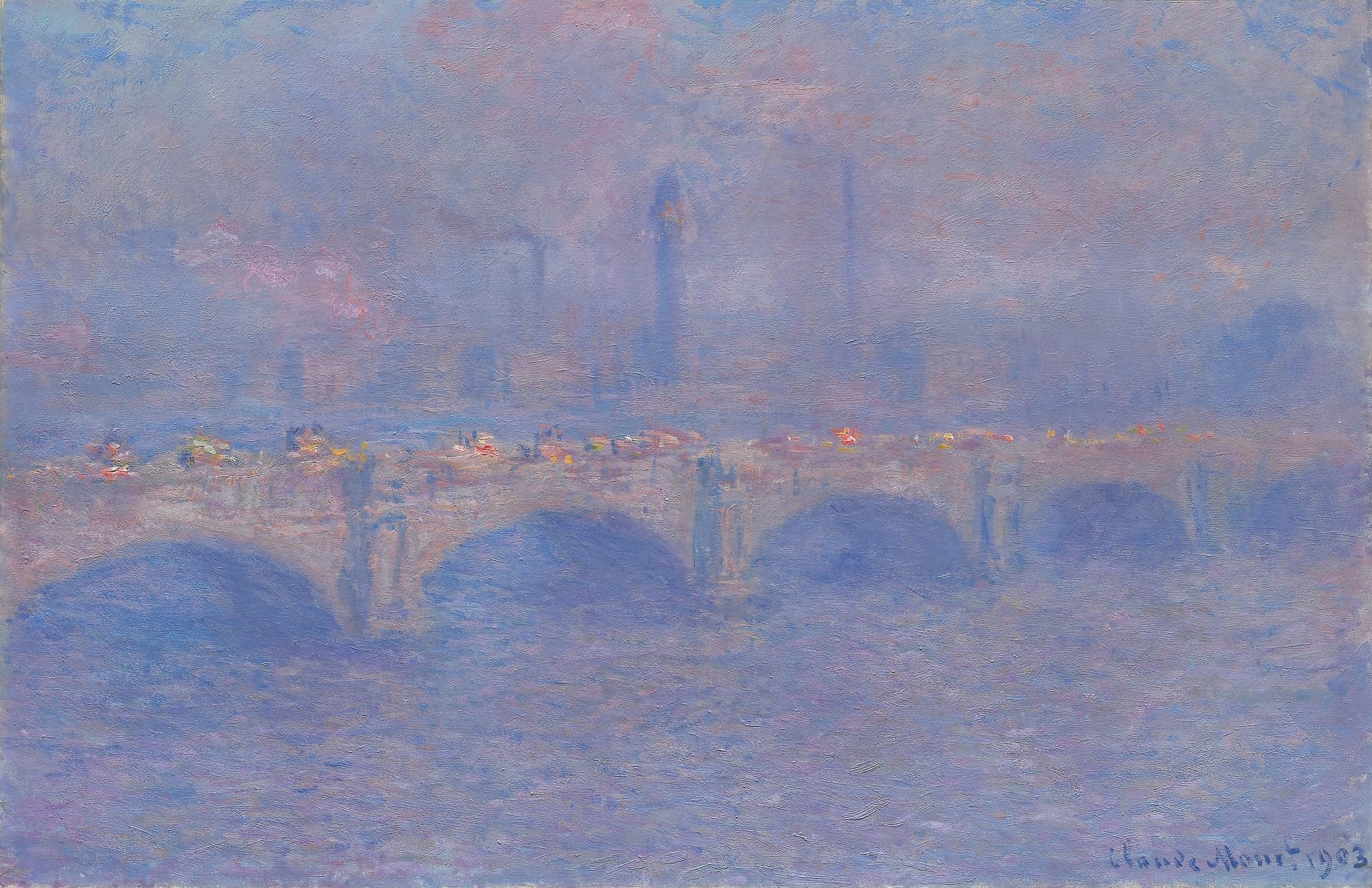 Waterloo Bridge, Sunlight Effect