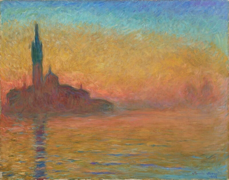 San Giorgio Maggiore by Twilight by Claude Monet