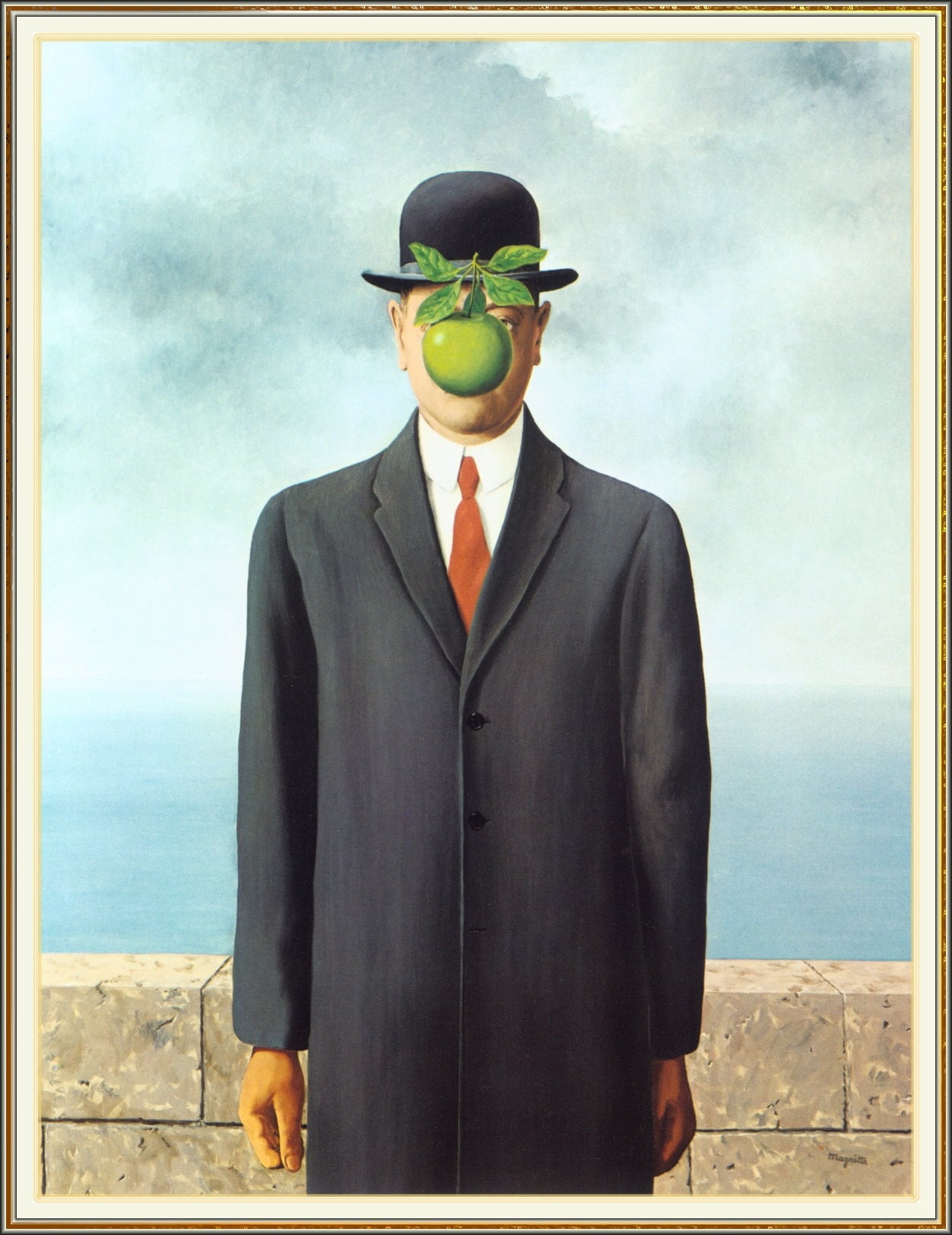 The Son of Man by Rene Magritte