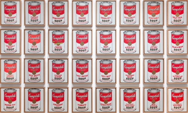 Campbell's Soup Cans by Andy Warhol