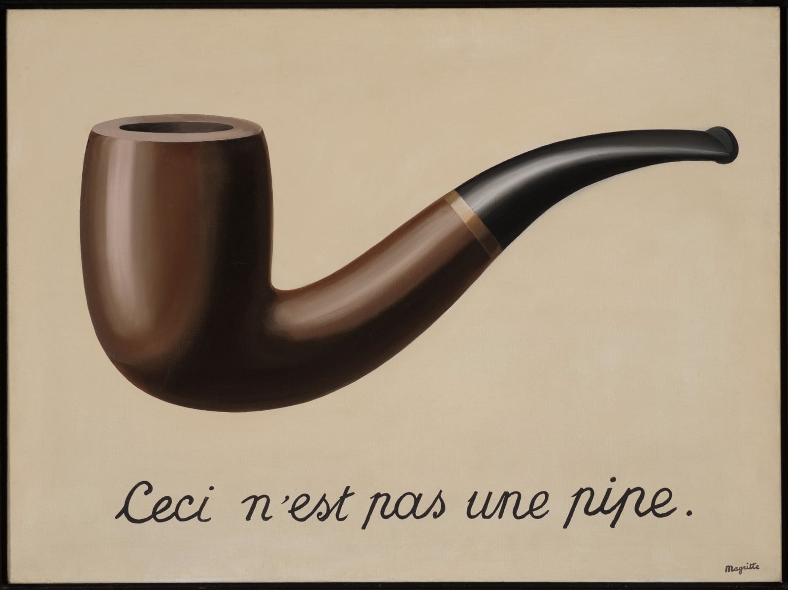 This is Not a Pipe by Rene Magritte