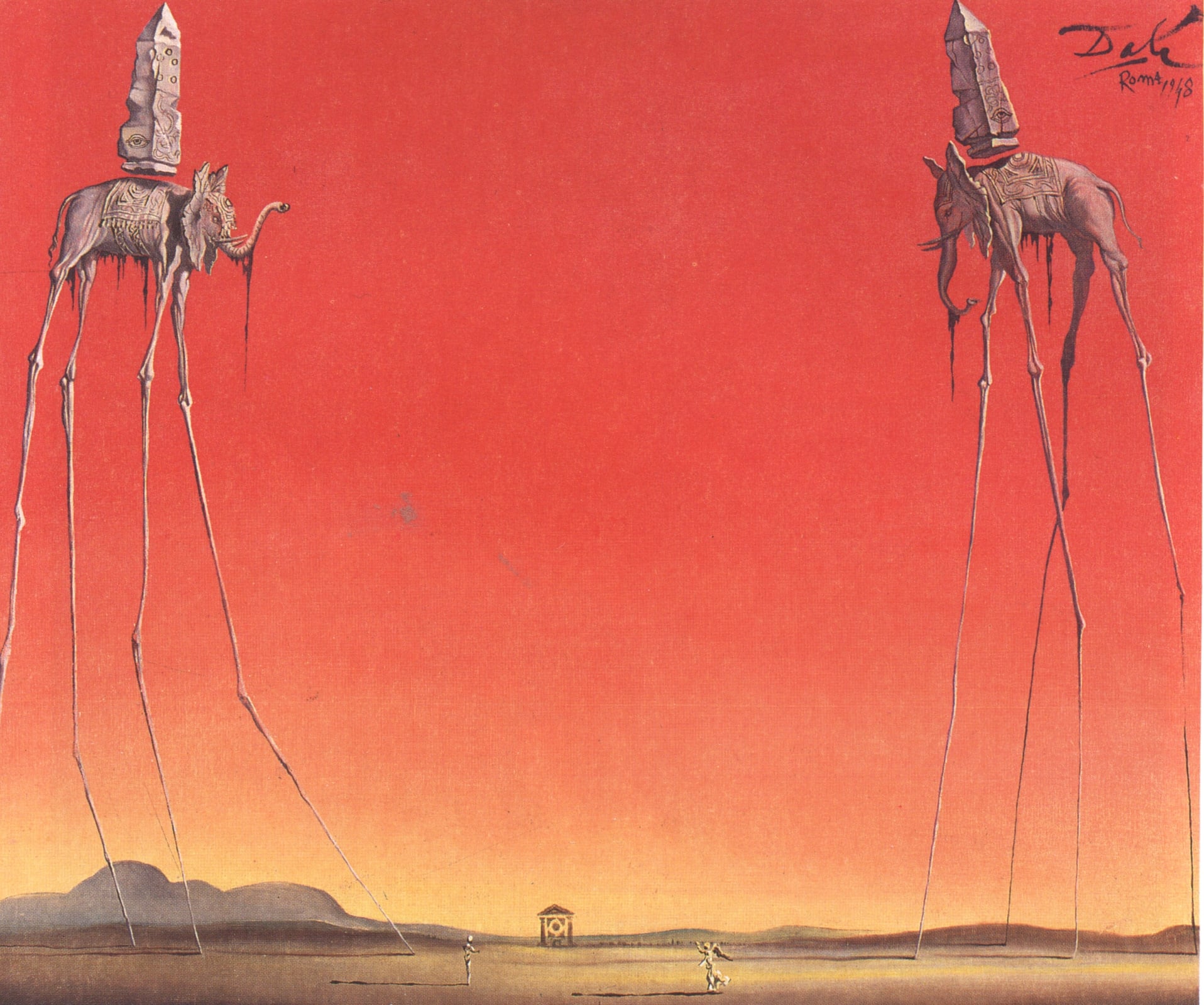 The Elephants by Salvador Dali