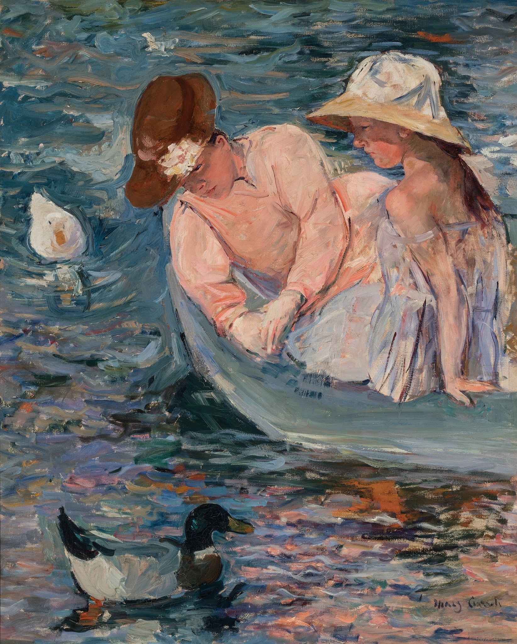 Click numbered symbols to learn about their meaning Summertime by Mary Cassatt (1894)