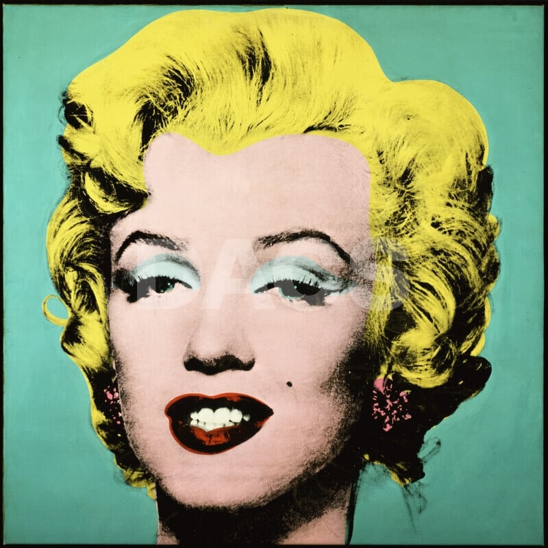 Turquoise Marilyn by Andy Warhol