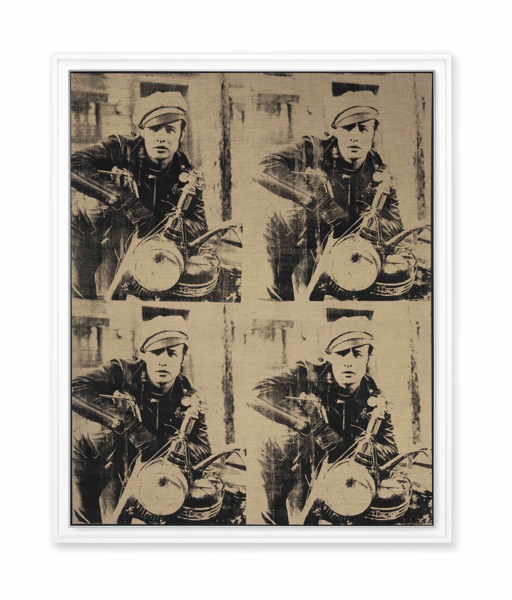 Click numbered symbols to learn about their meaning Four Marlons by Andy Warhol (1966)