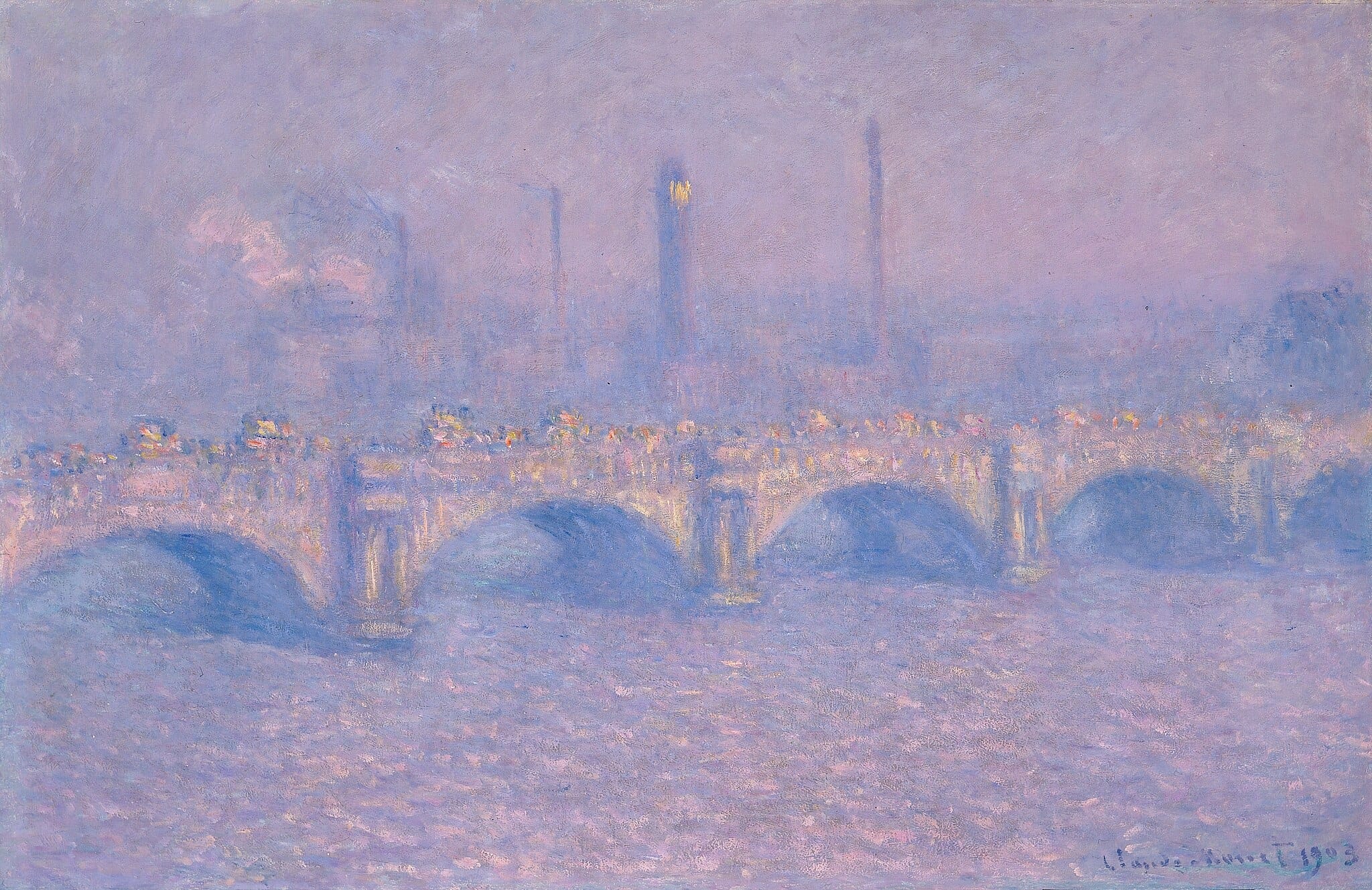 Waterloo Bridge, Veiled Sun
