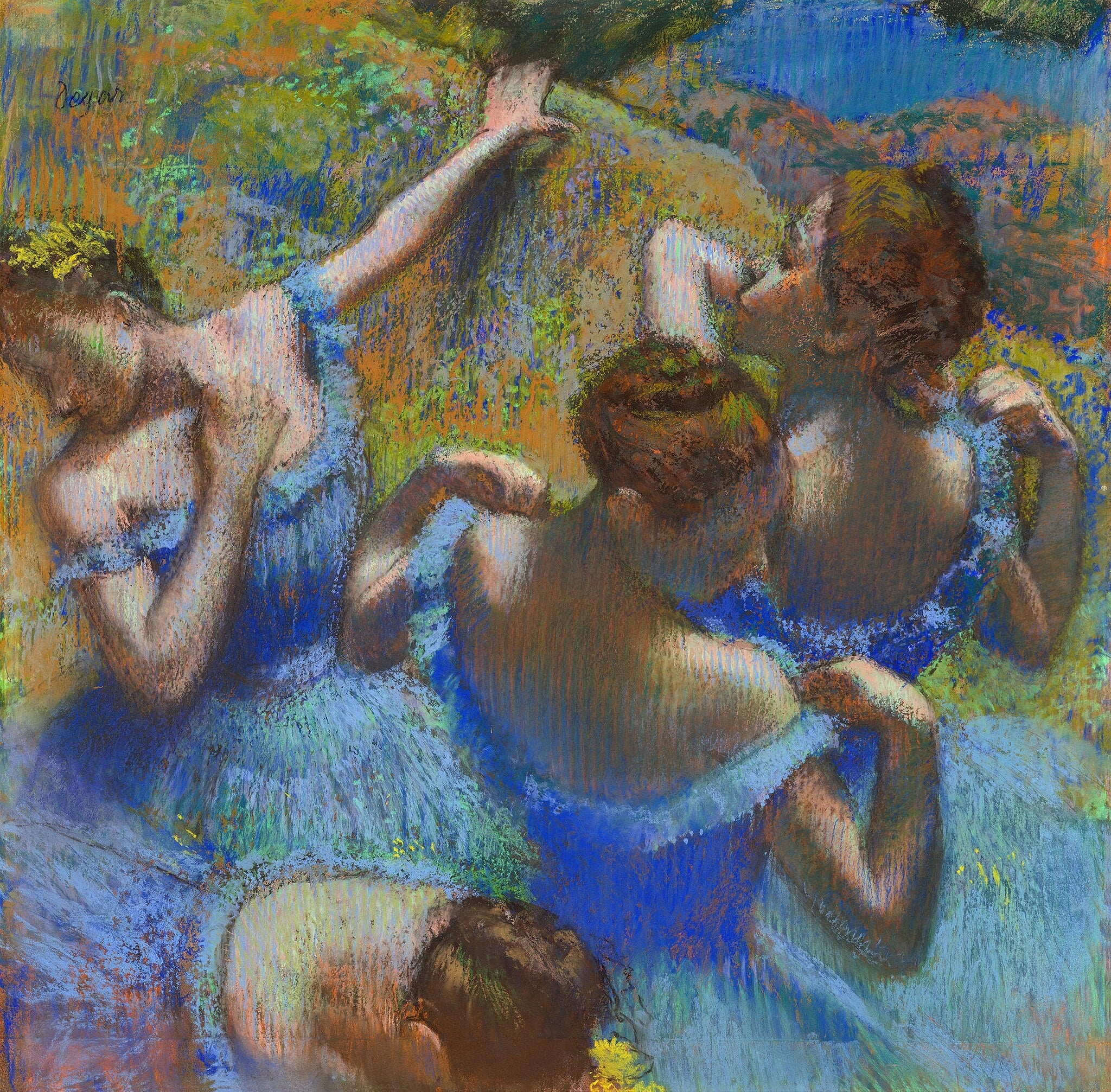 Blue Dancers (The Blue Dancers / Dancers in Blue) by Edgar Degas