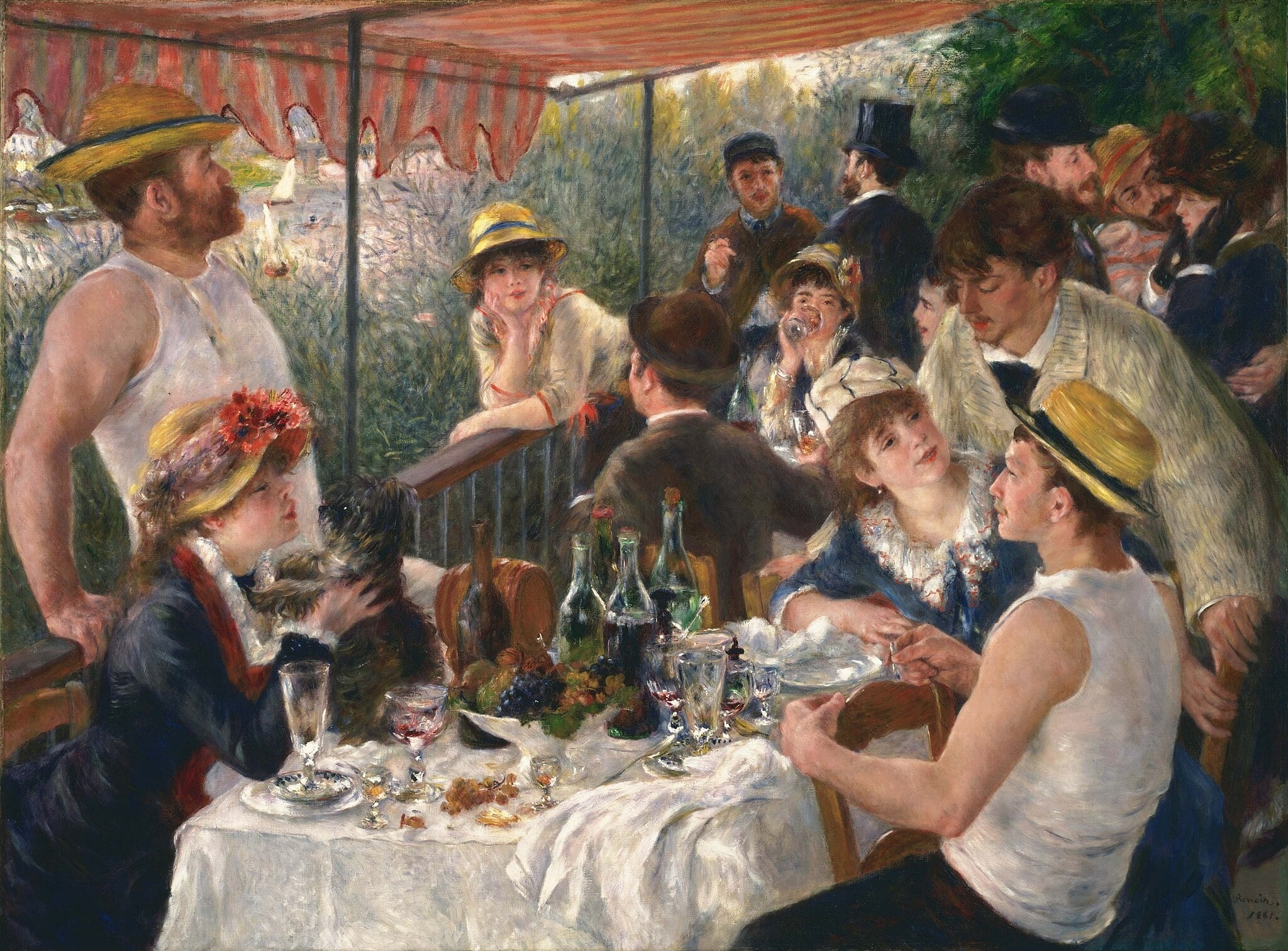 Luncheon of the Boating Party (Le Déjeuner des Canotiers) by Pierre-Auguste Renoir
