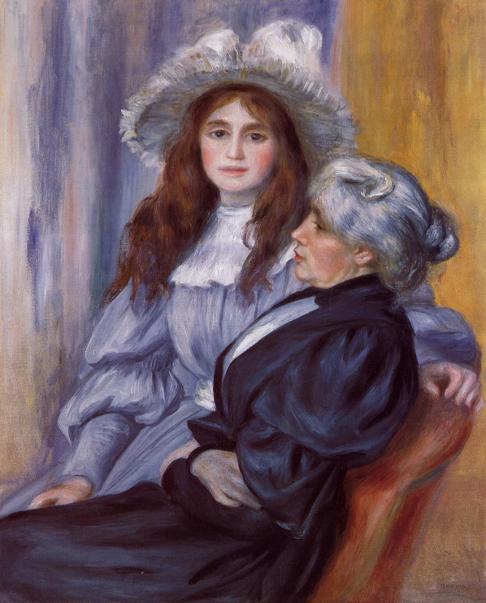 Berthe Morisot et sa fille, Julie Manet