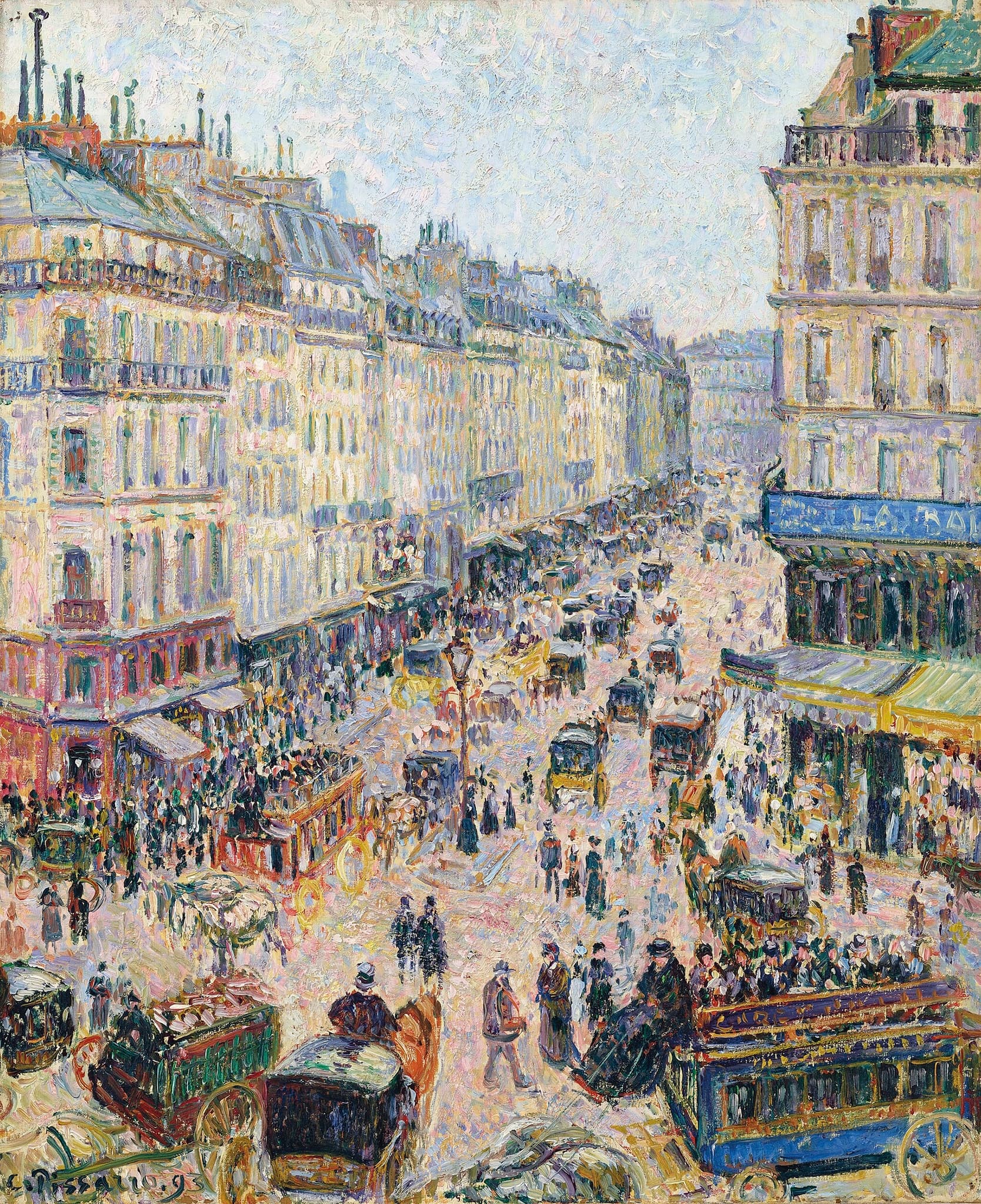 La Rue Saint-Lazare, temps lumineux