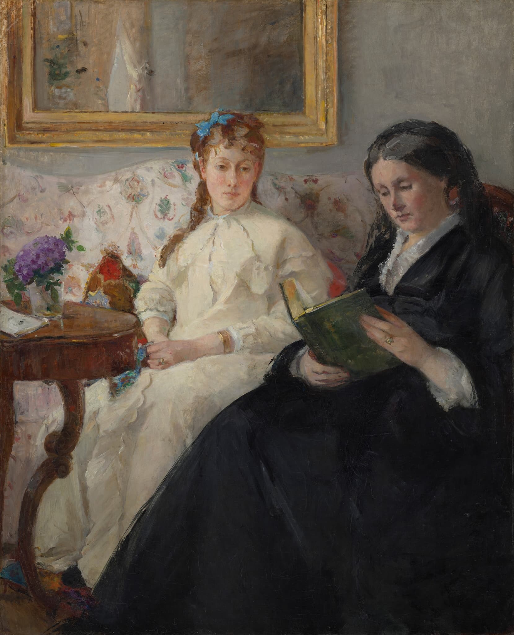 The Mother and Sister of the Artist (La Lecture / Madame Morisot et sa fille)