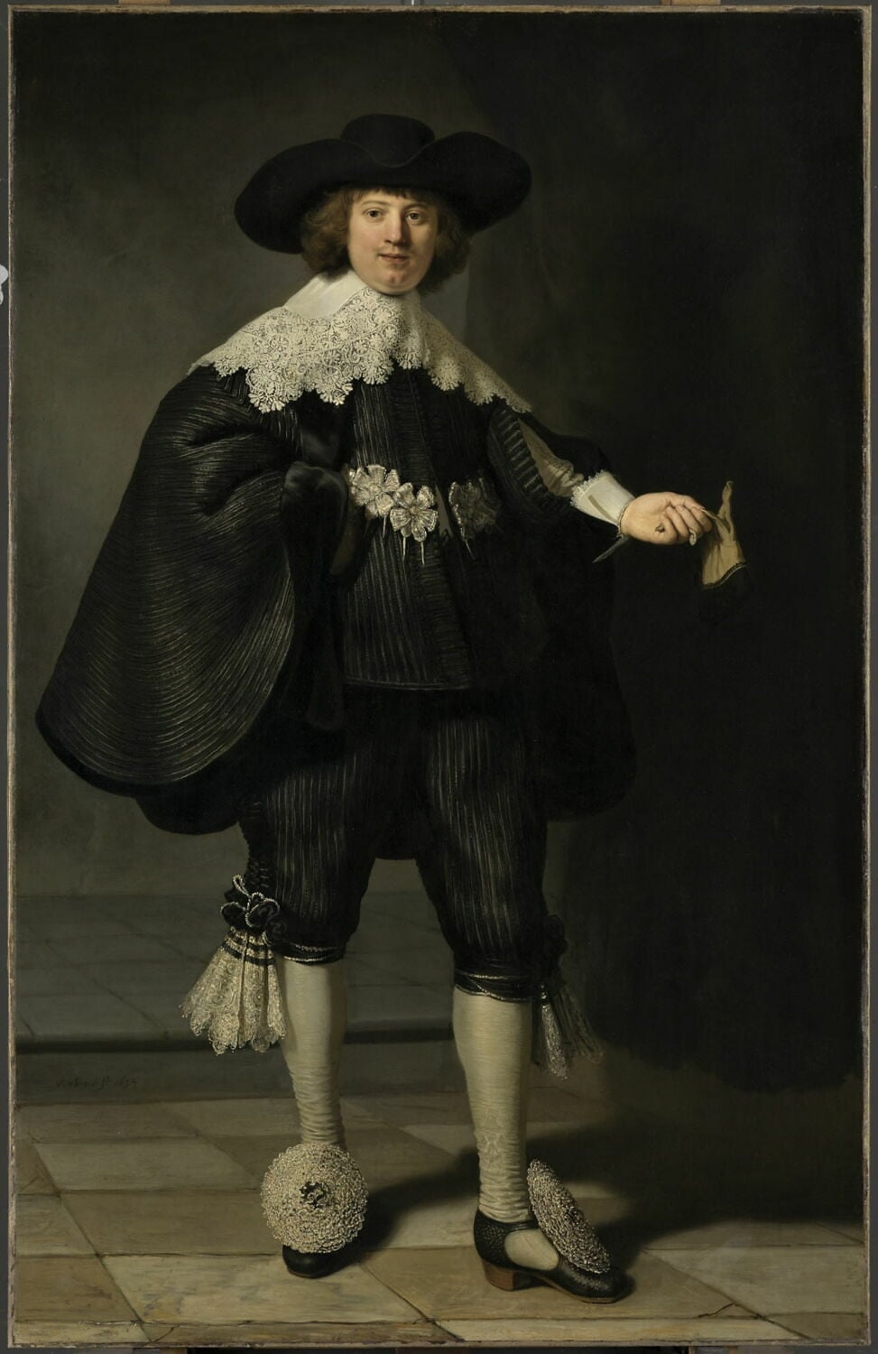 Portrait of Maerten (Maerten Soolmans) by Rembrandt van Rijn