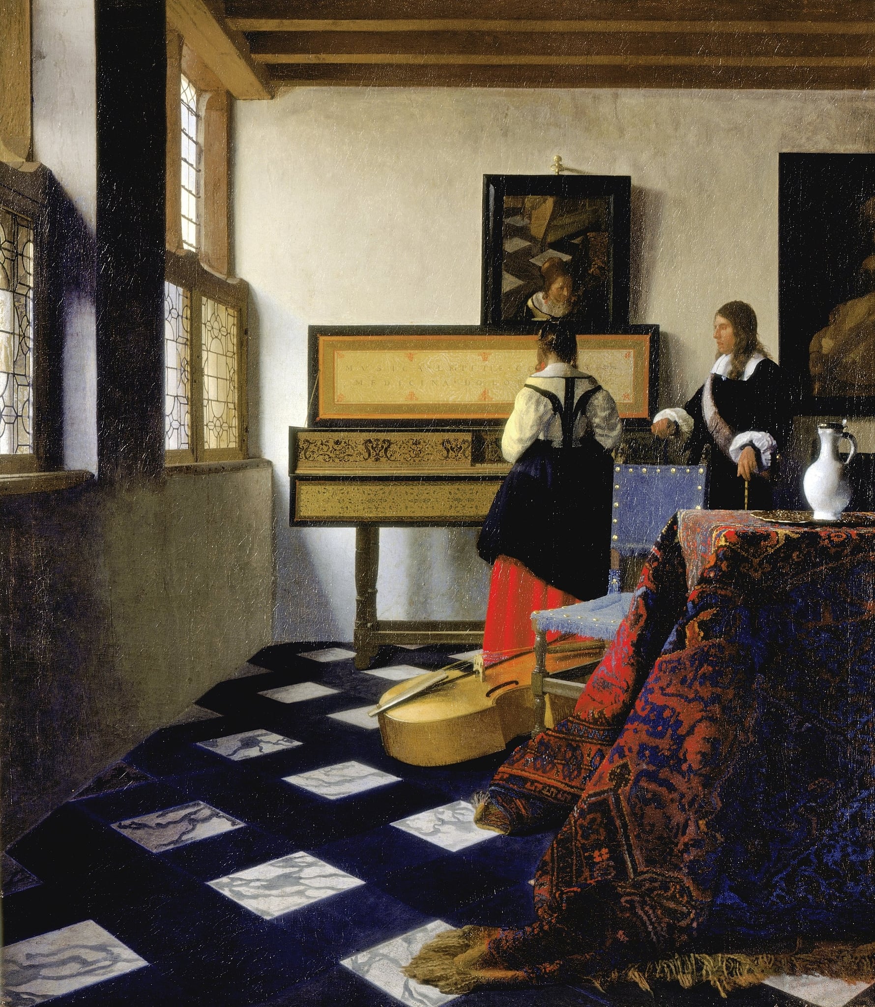 The Music Lesson (A Lady at the Virginals with a Gentleman) by Johannes Vermeer