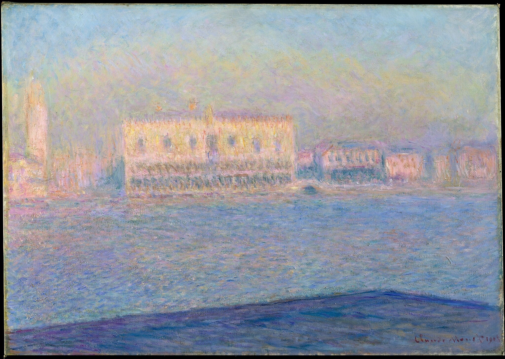 The Palazzo Ducale, Seen from San Giorgio Maggiore by Claude Monet
