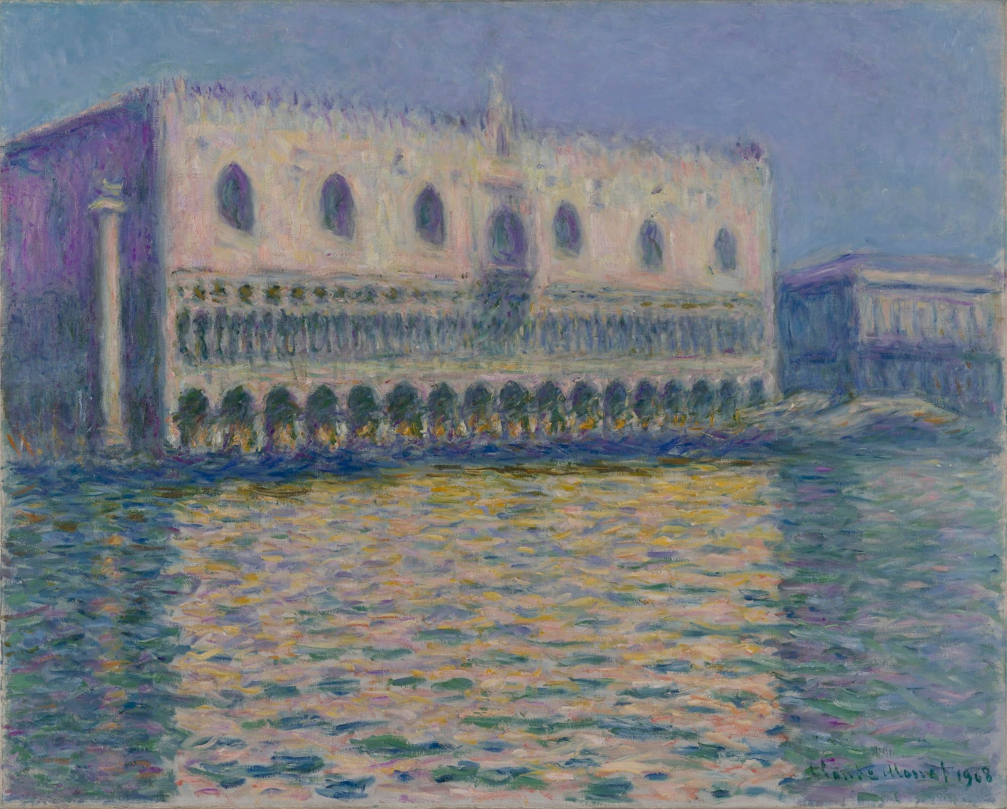 The Palazzo Ducale (The Doge’s Palace) by Claude Monet