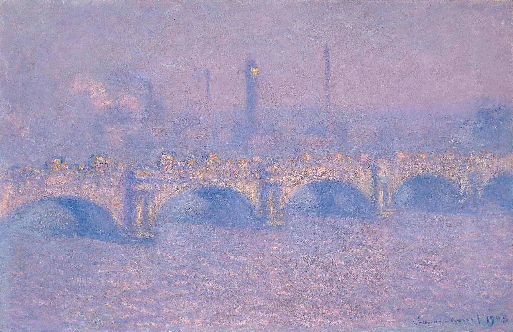 Waterloo Bridge, Veiled Sun