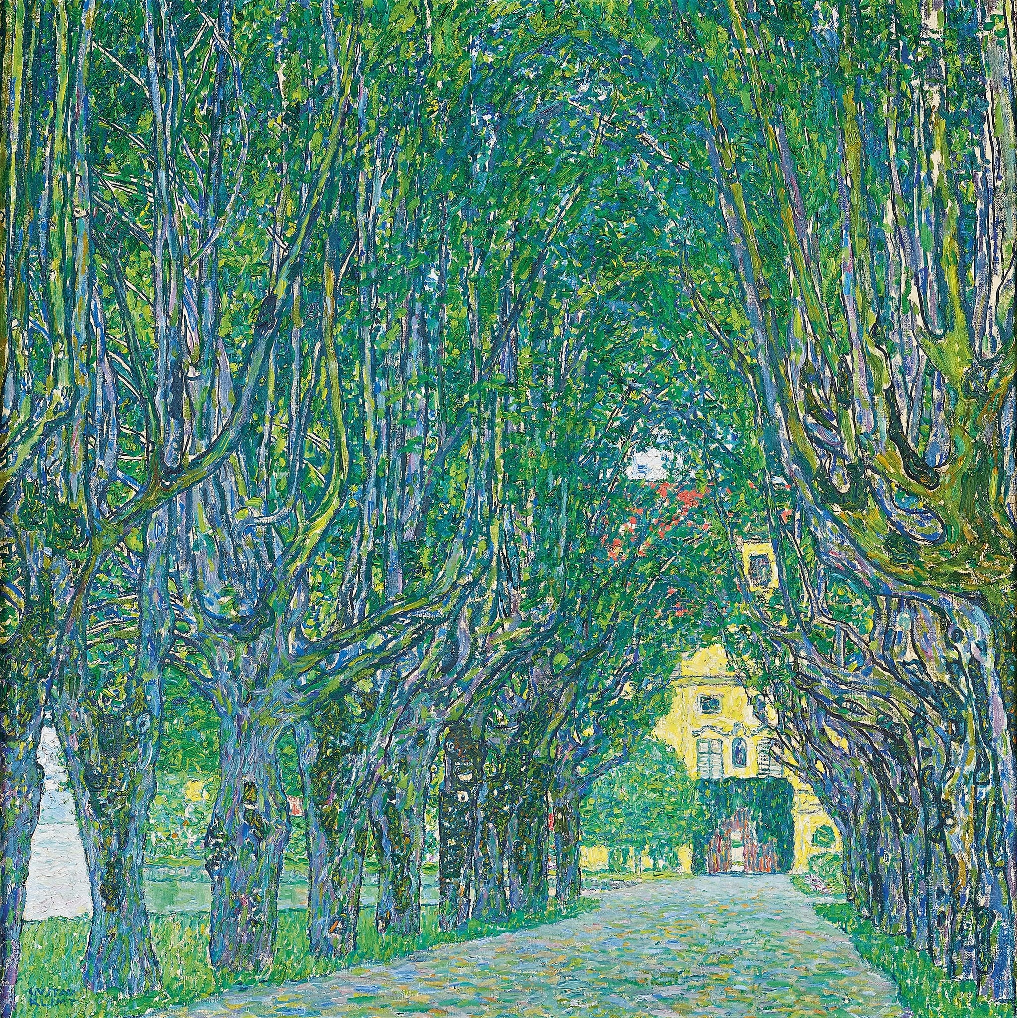 Avenue in Schloss Kammer Park by Gustav Klimt