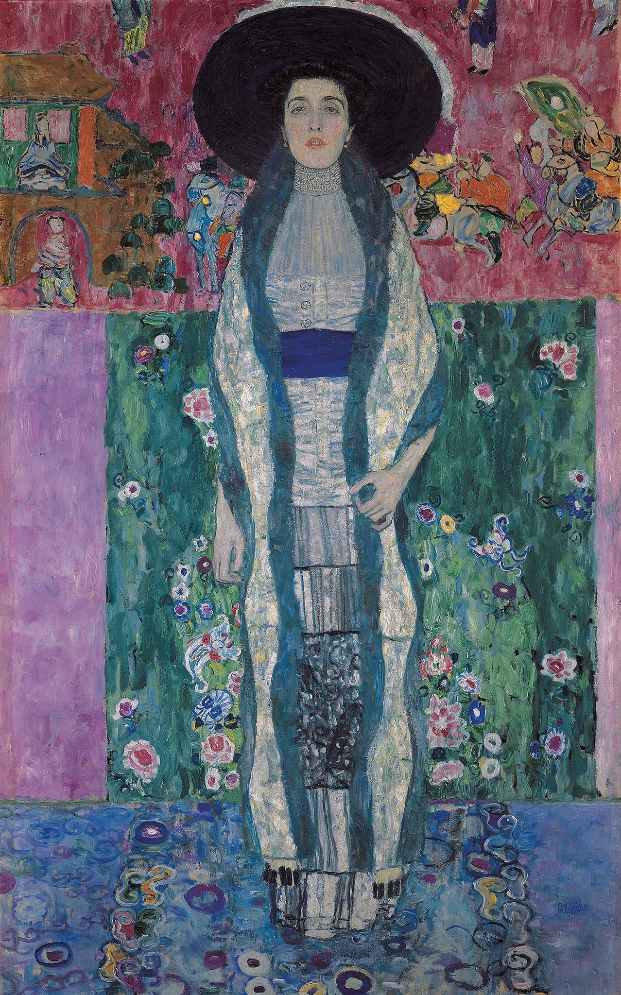 Portrait of Adele Bloch-Bauer II by Gustav Klimt