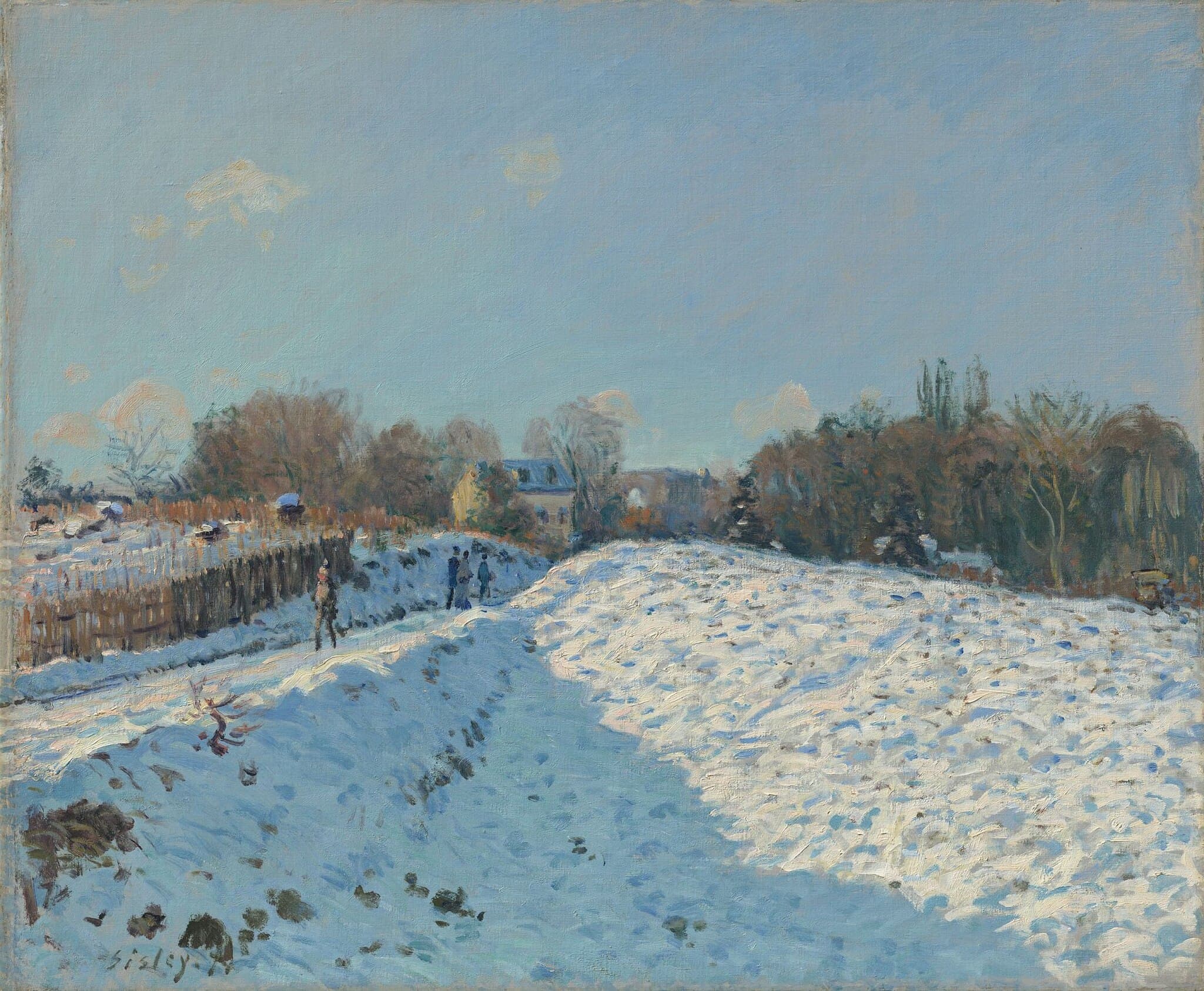 Effet de neige à Louveciennes (Snow Effect at Louveciennes)