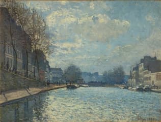 View of the Canal Saint‑Martin