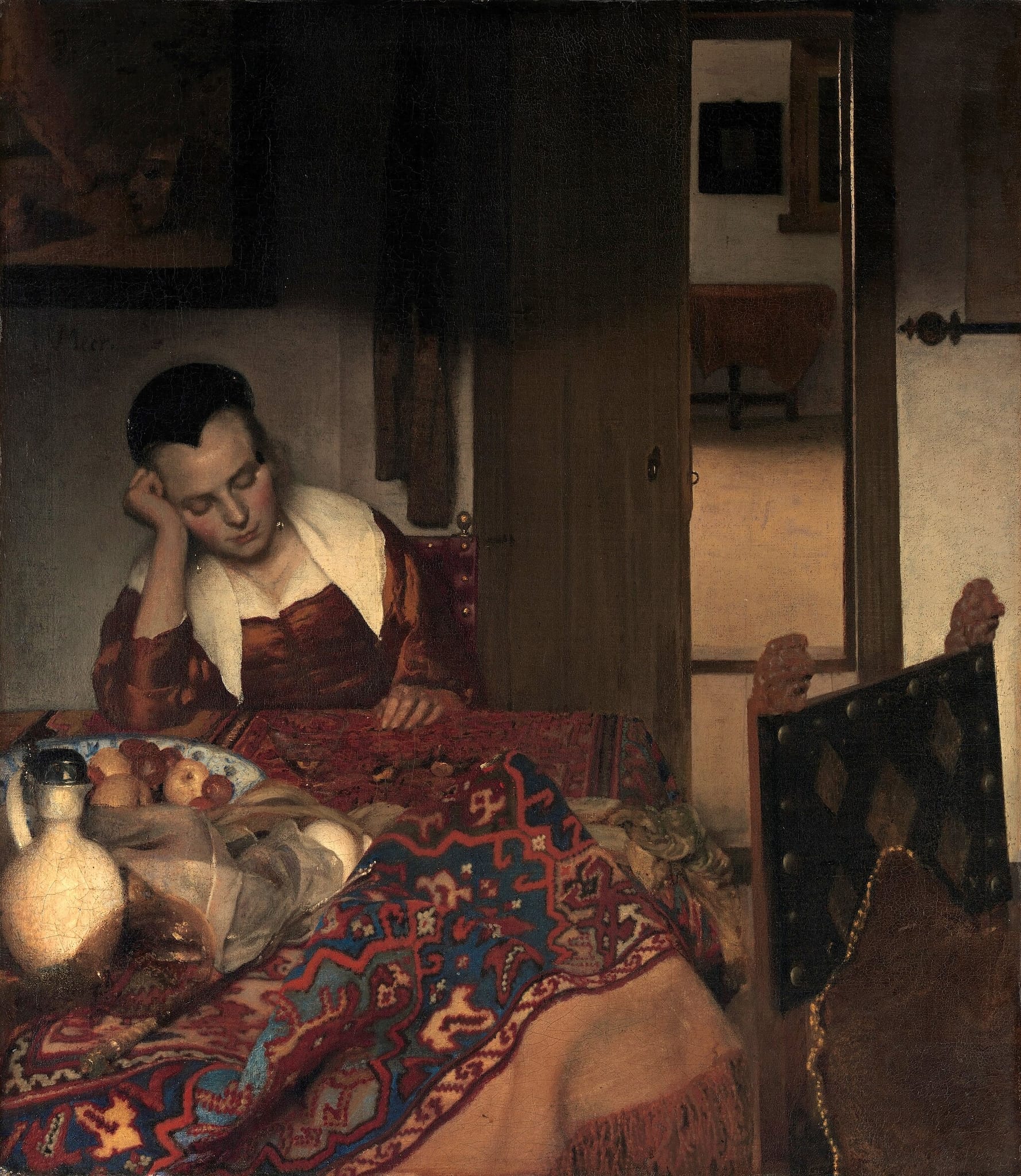A Maid Asleep