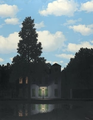 The Empire of Light by Rene Magritte