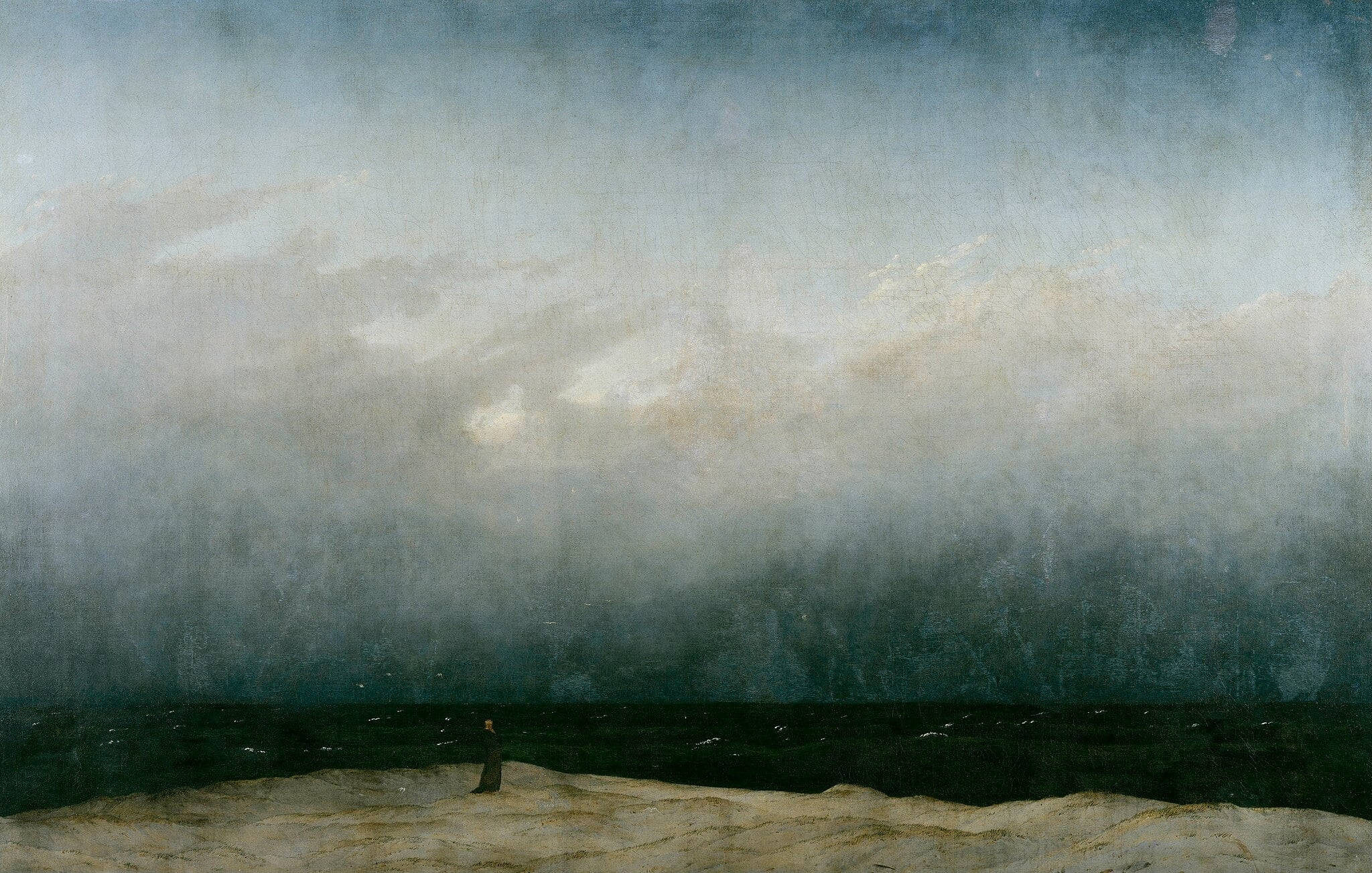 Monk by the Sea by Caspar David Friedrich