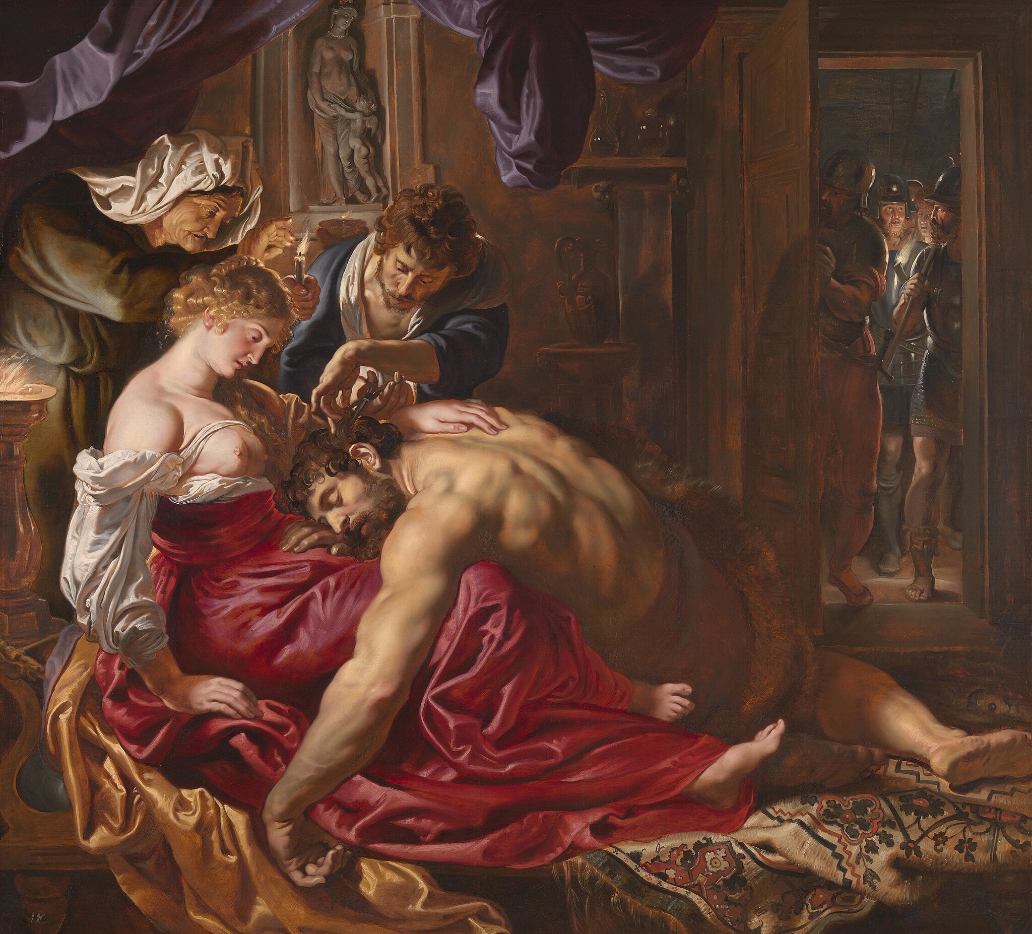 Samson and Delilah by Peter Paul Rubens