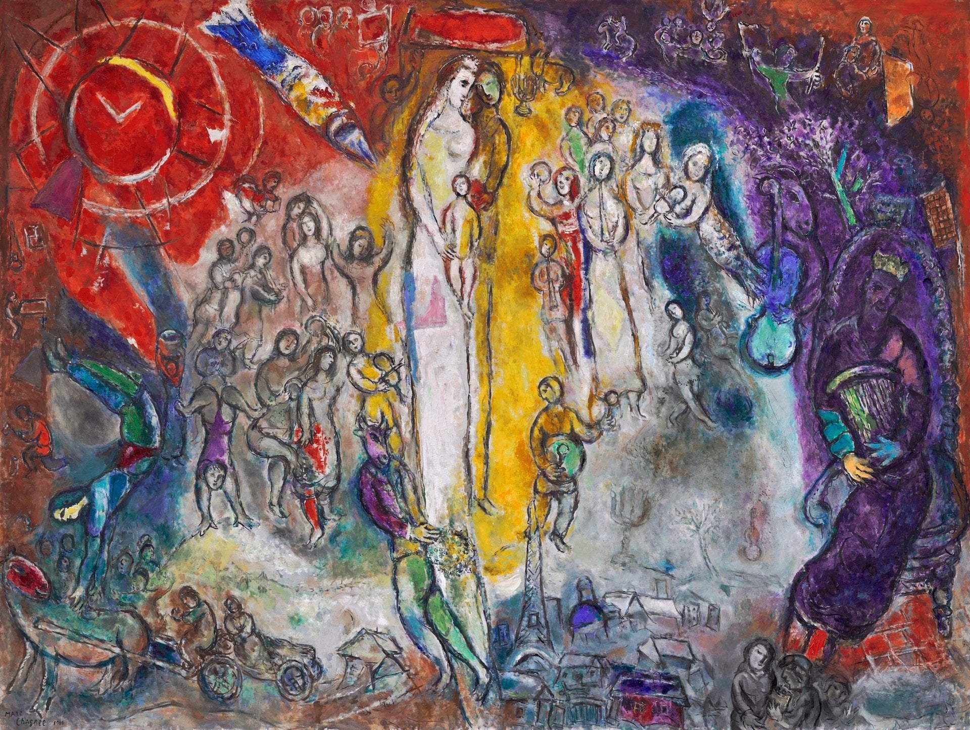 Le songe du Roi David (The Dream of King David) by Marc Chagall