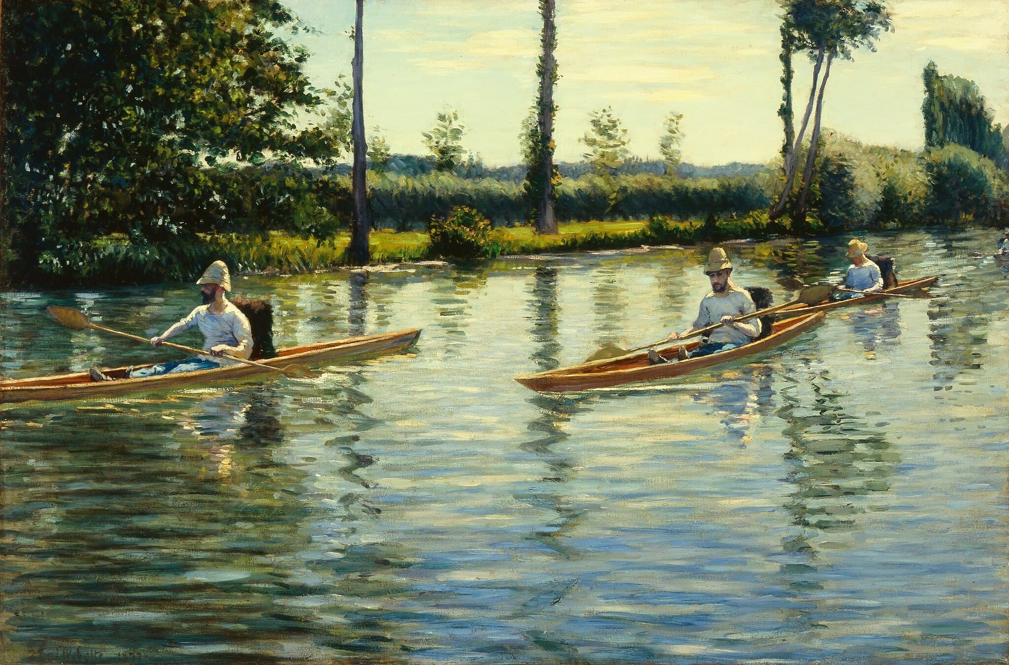 Skiffs on the Yerres (Périssoires sur l'Yerres)