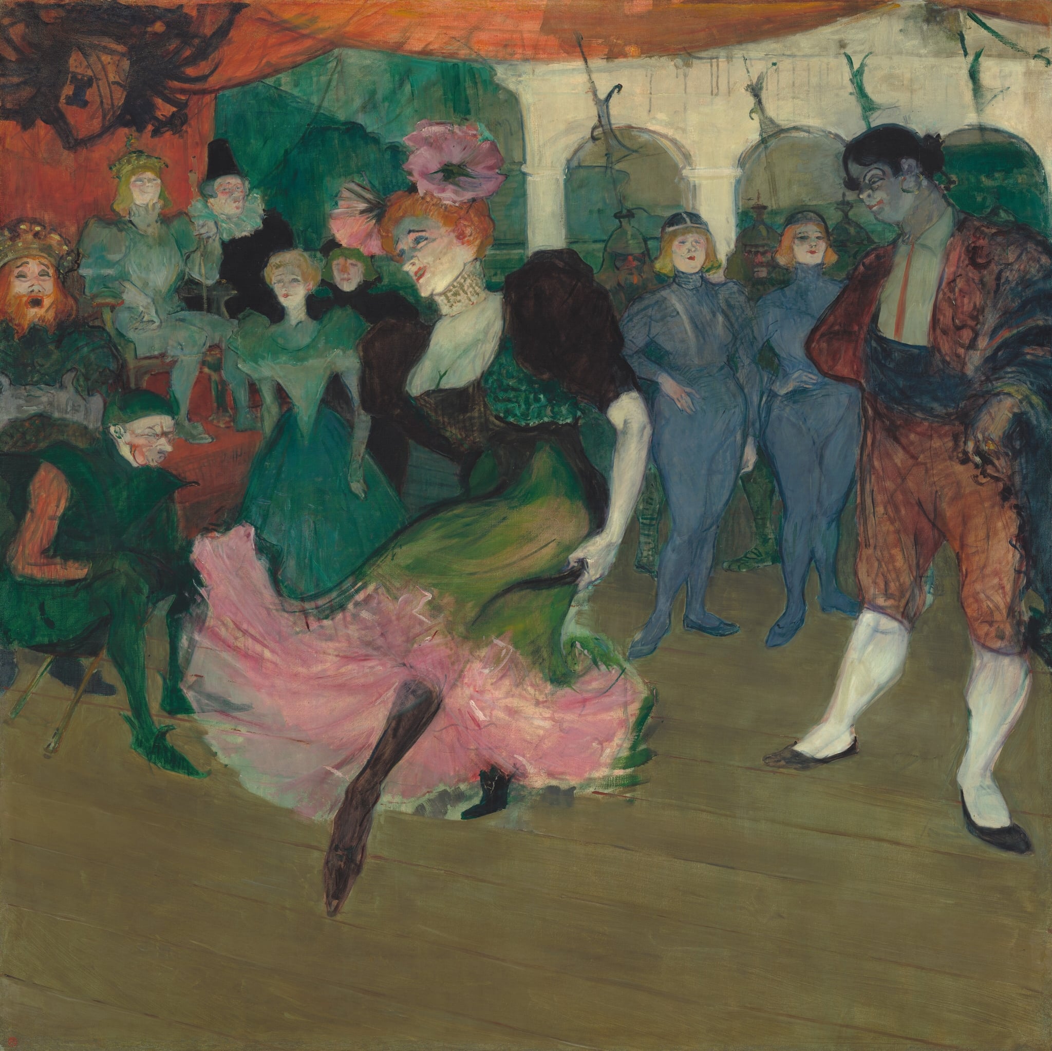 Marcelle Lender Dancing the Bolero in 'Chilpéric' by Henri de Toulouse-Lautrec