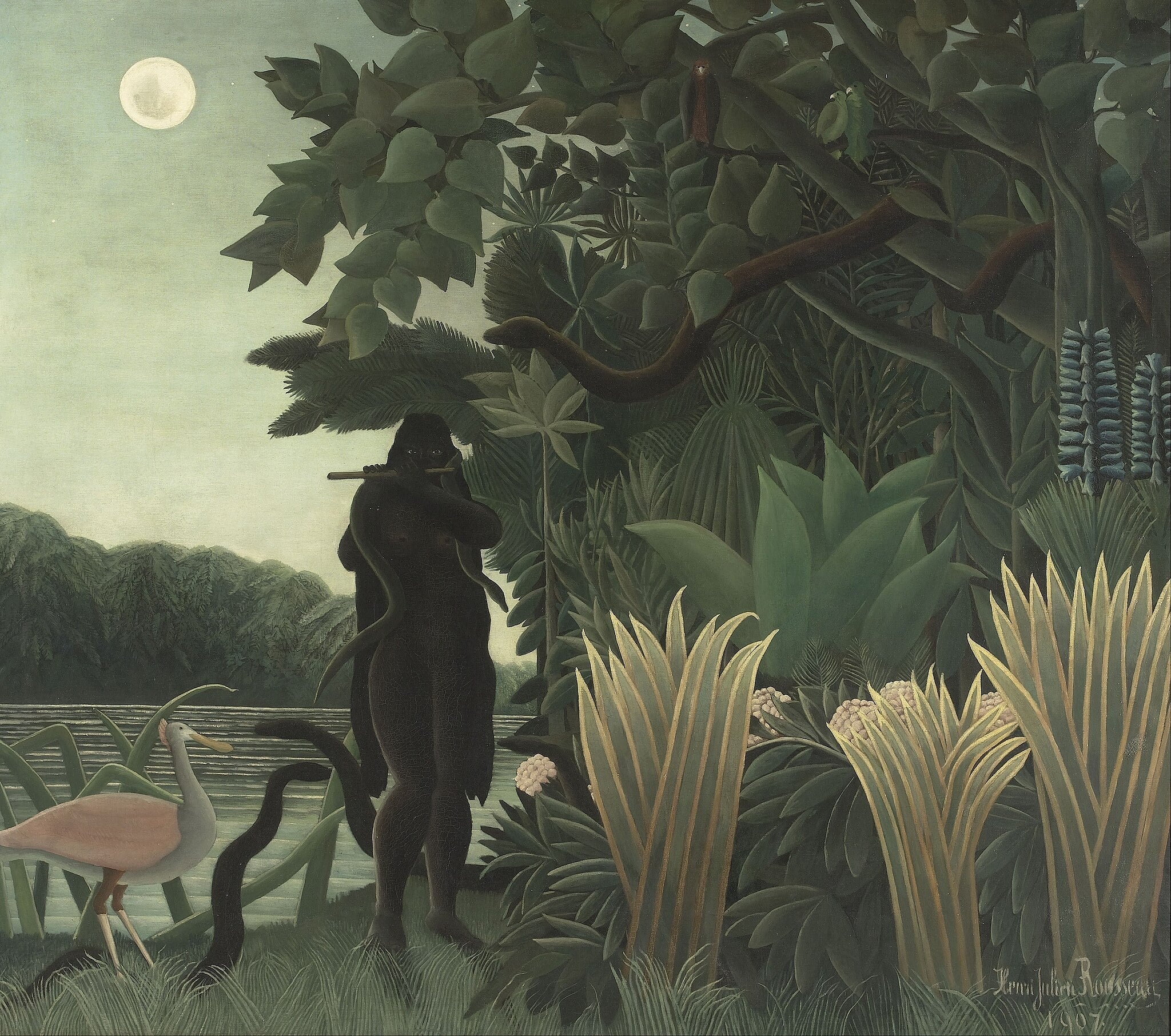 The Snake Charmer (La Charmeuse de serpents) by Henri Rousseau