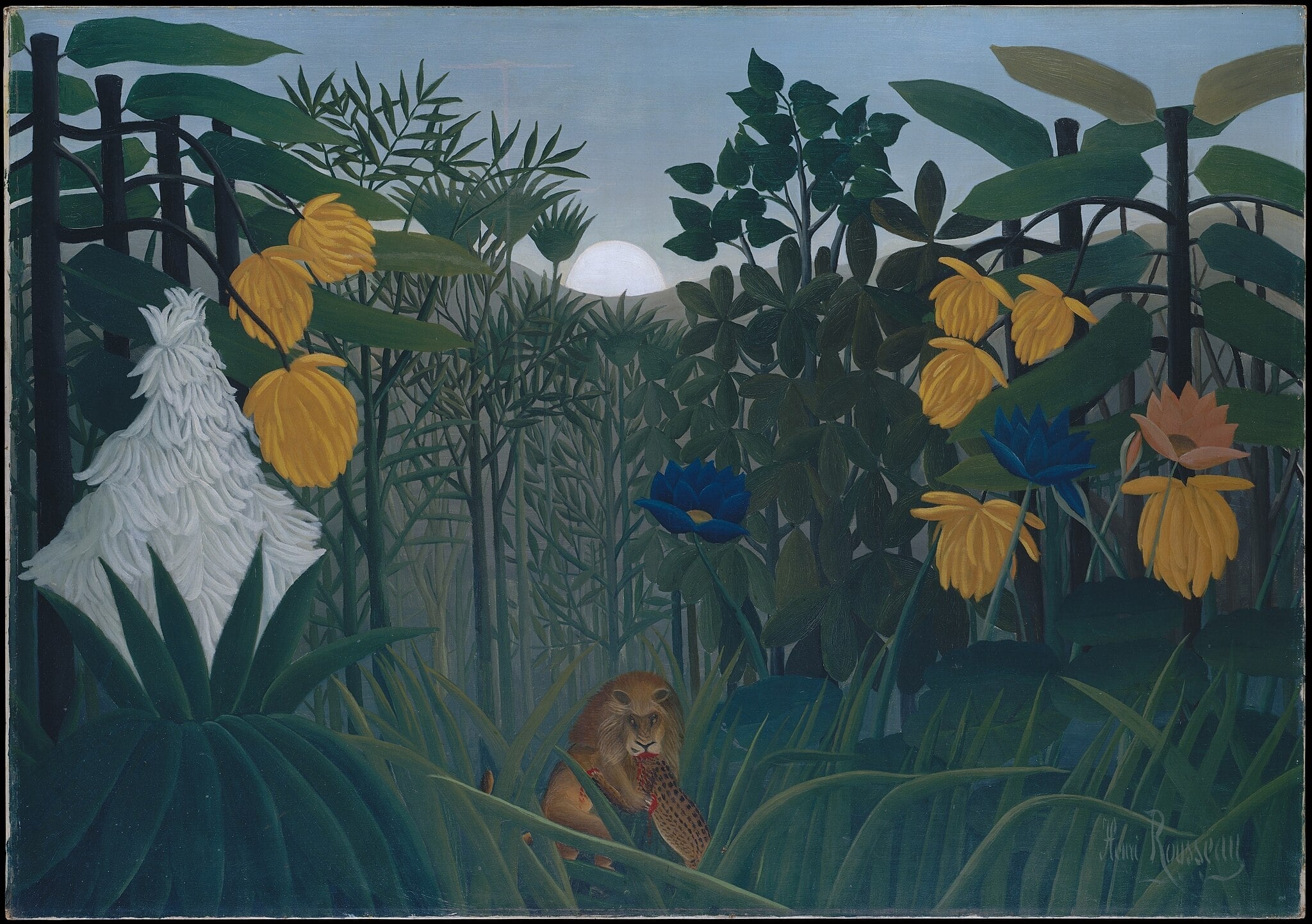 The Repast of the Lion (Le Repas du Lion) by Henri Rousseau