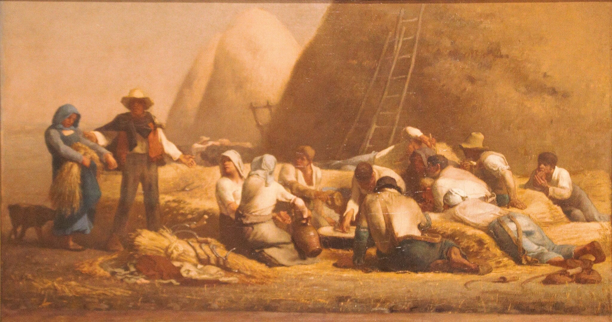 Harvesters Resting (Ruth and Boaz) by Jean-Francois Millet