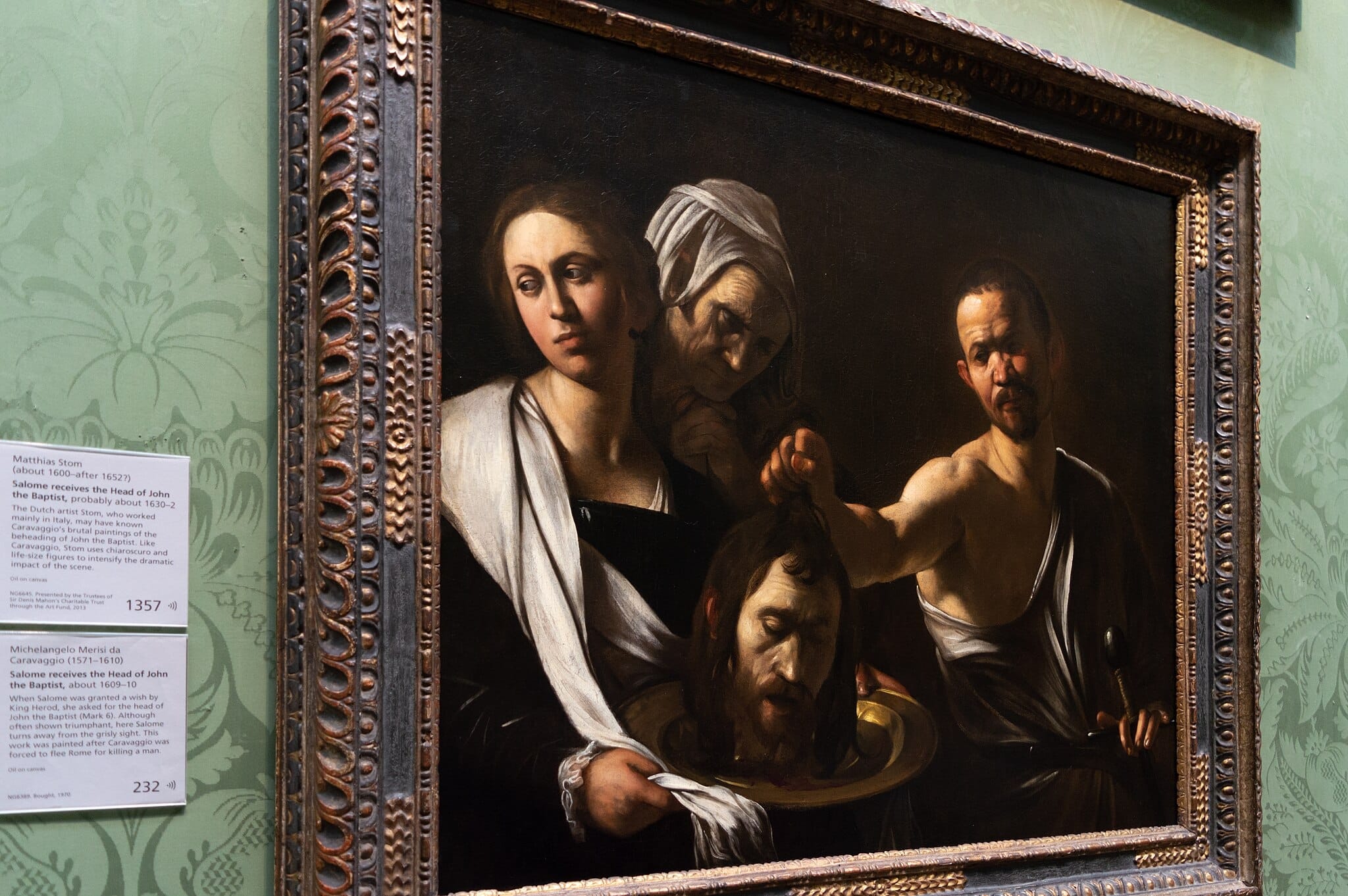 Salome receives the Head of John the Baptist