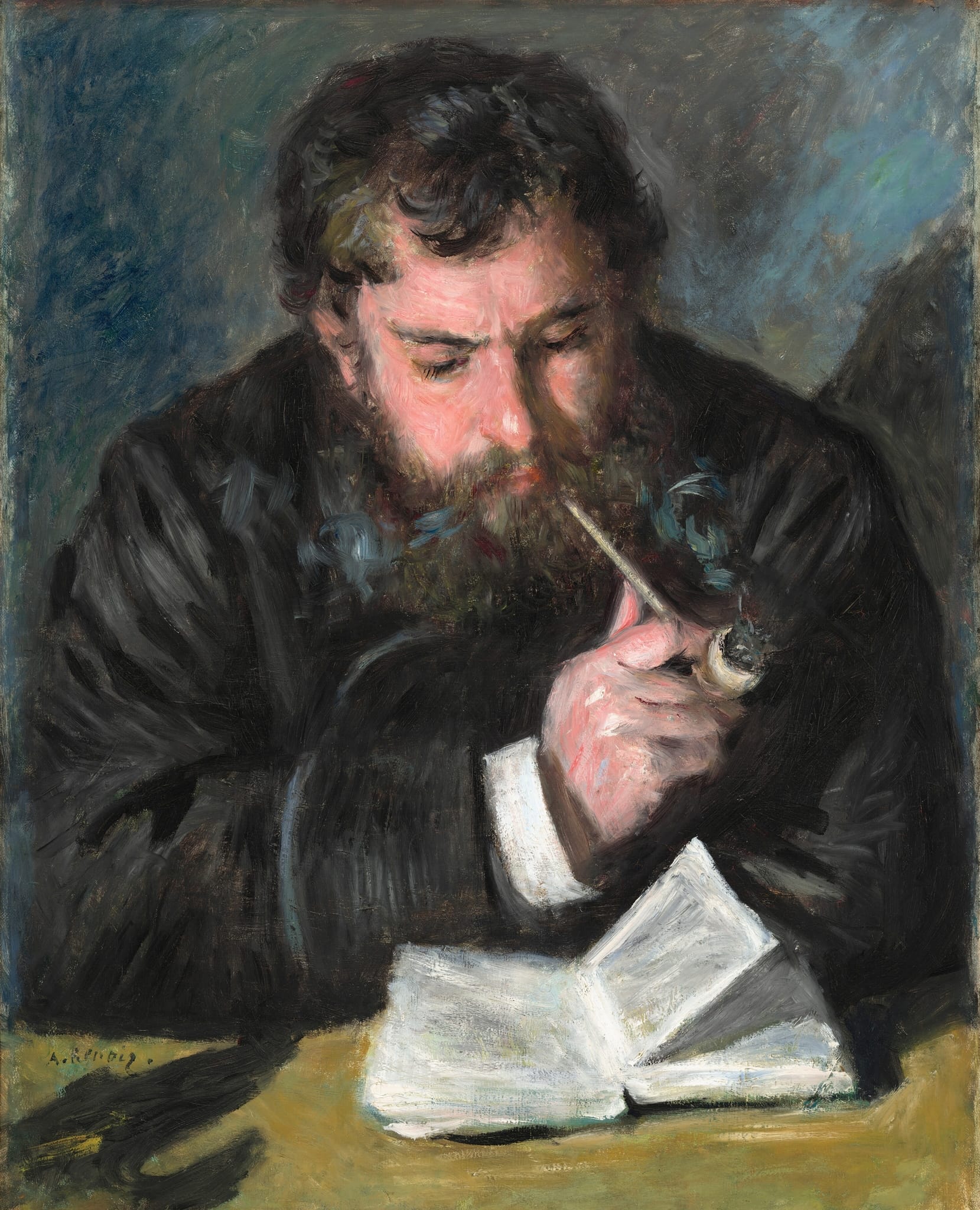 Claude Monet reading