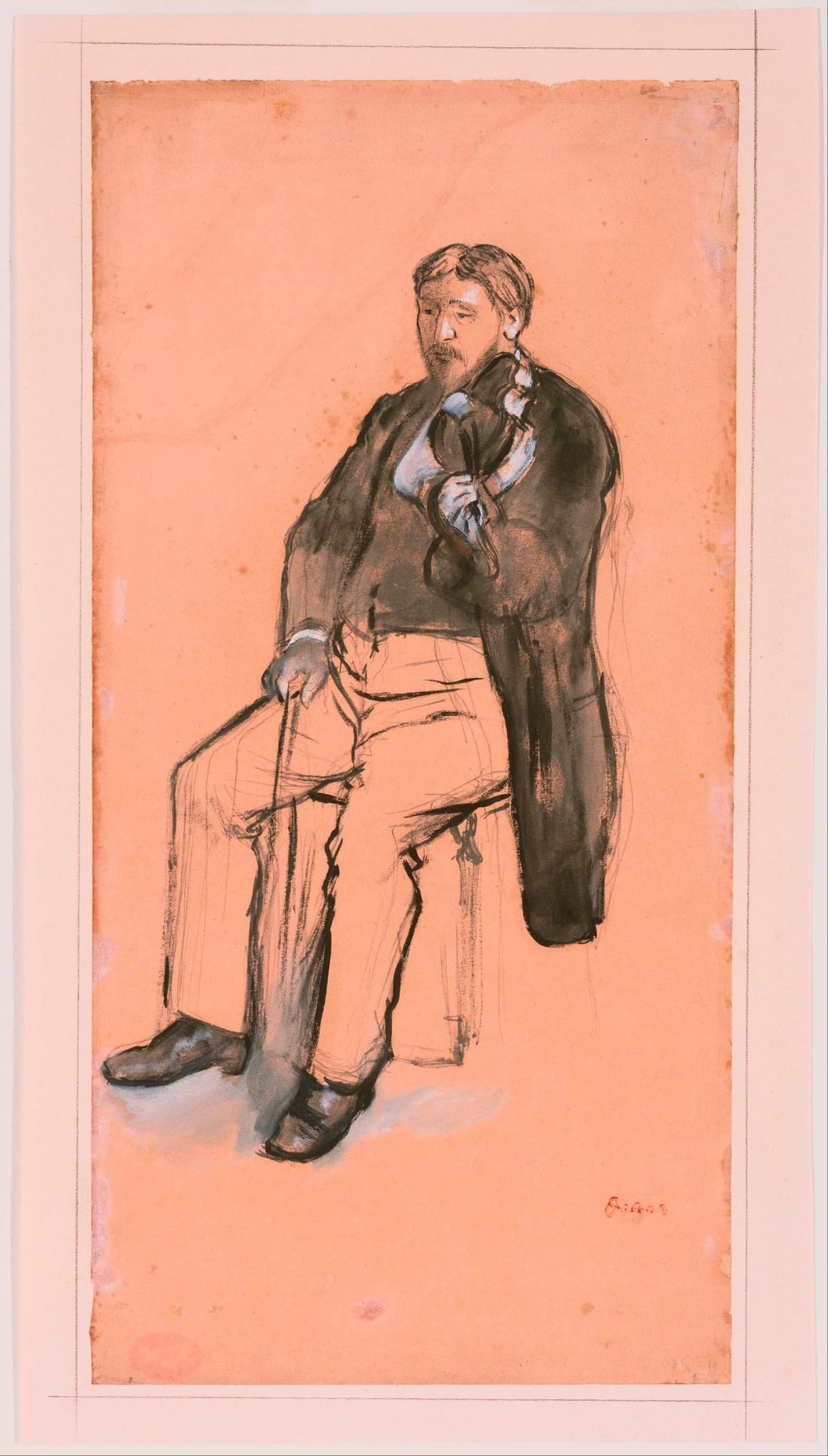 Seated Violin Player