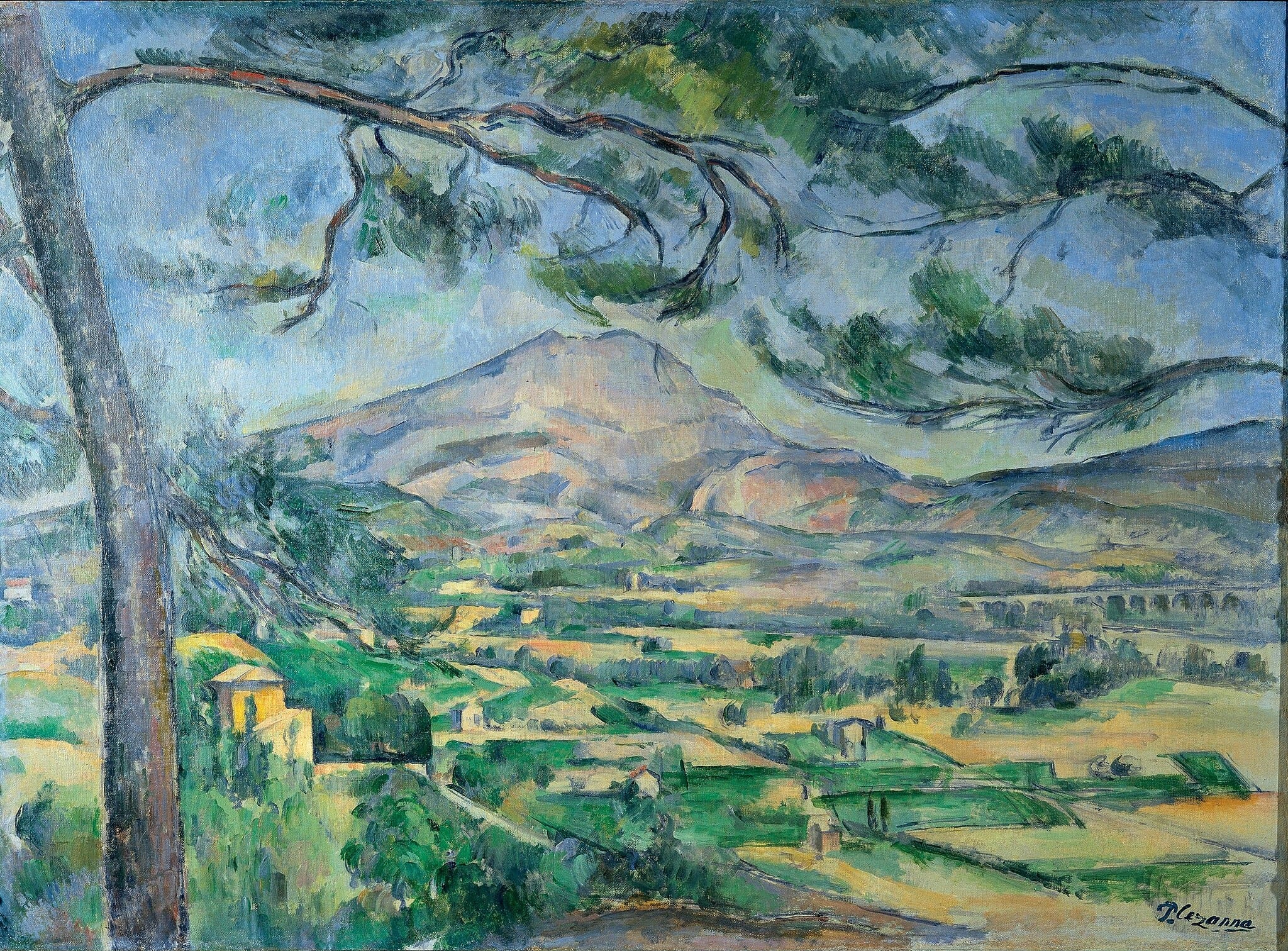 Montagne Sainte-Victoire with Large Pine