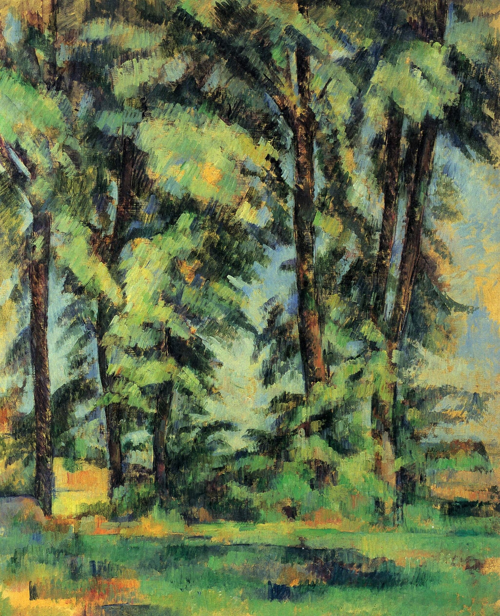 Tall Trees at the Jas de Bouffan