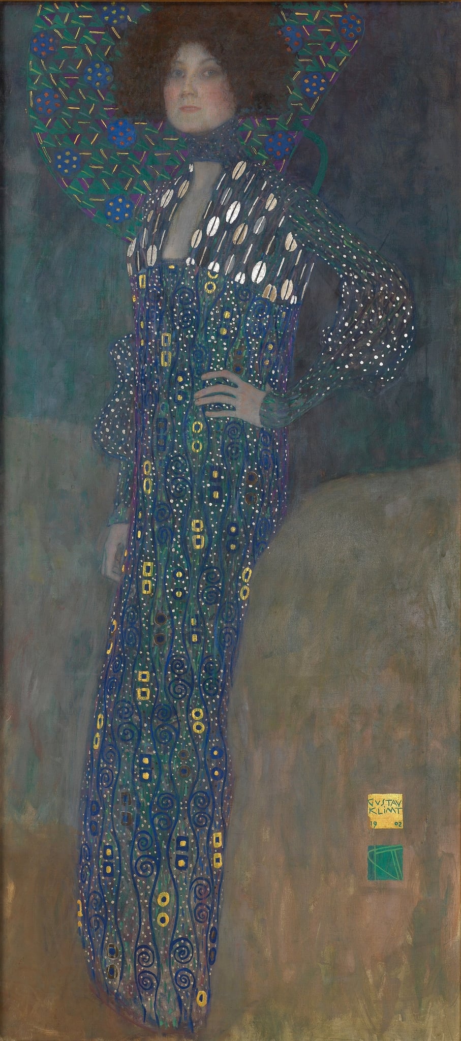Emilie Flöge by Gustav Klimt