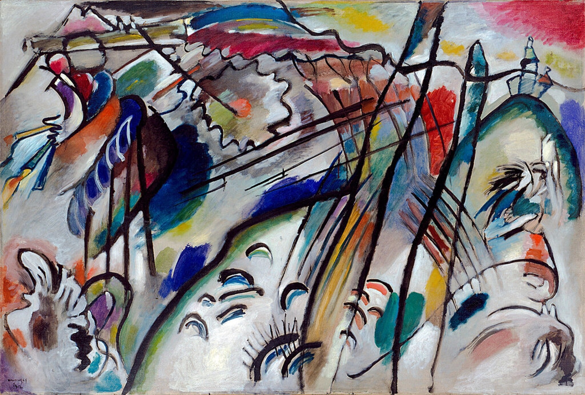 Improvisation 28 (Second Version) by Wassily Kandinsky
