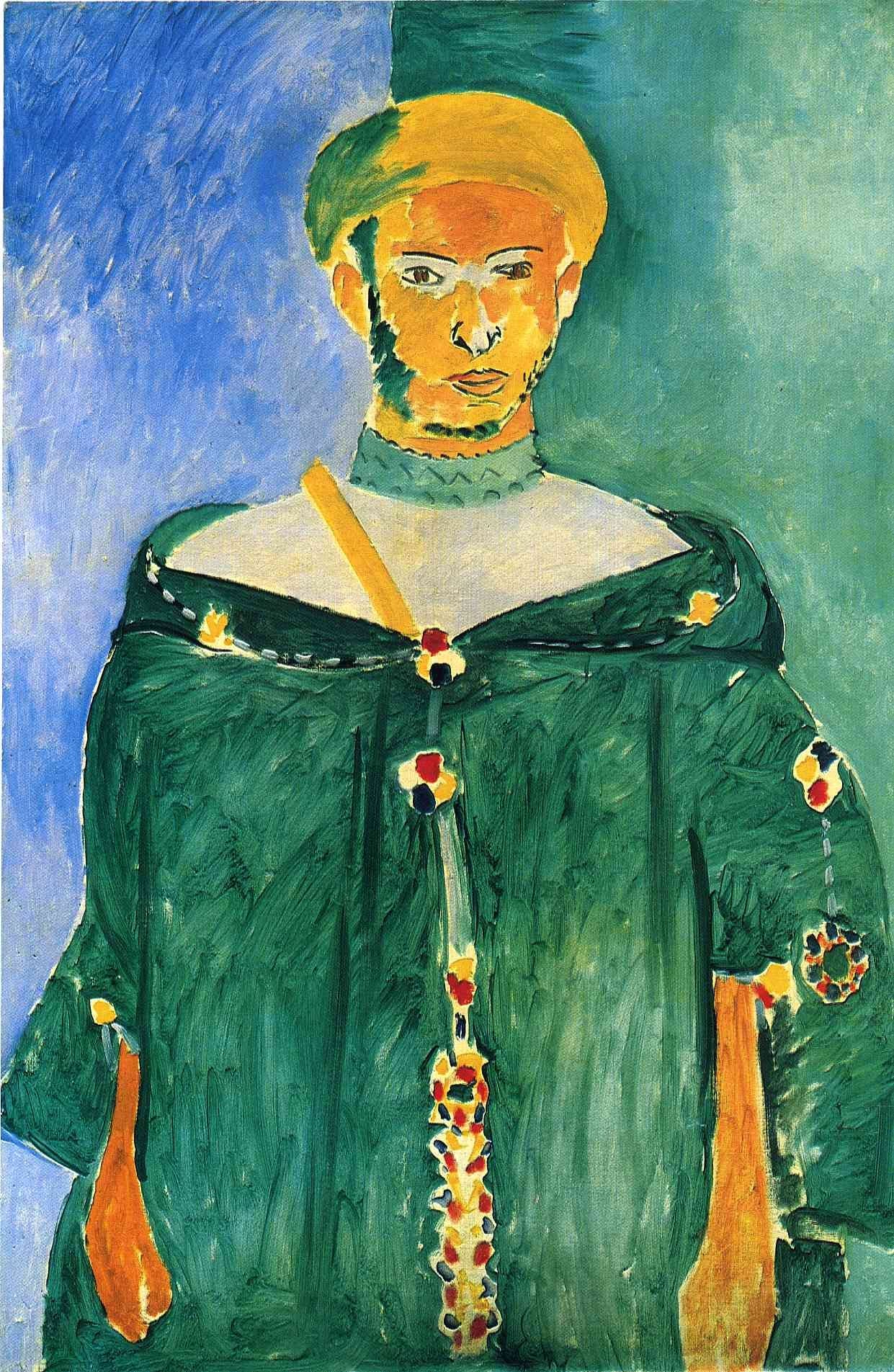 Standing Moroccan in Green (Standing Riff)