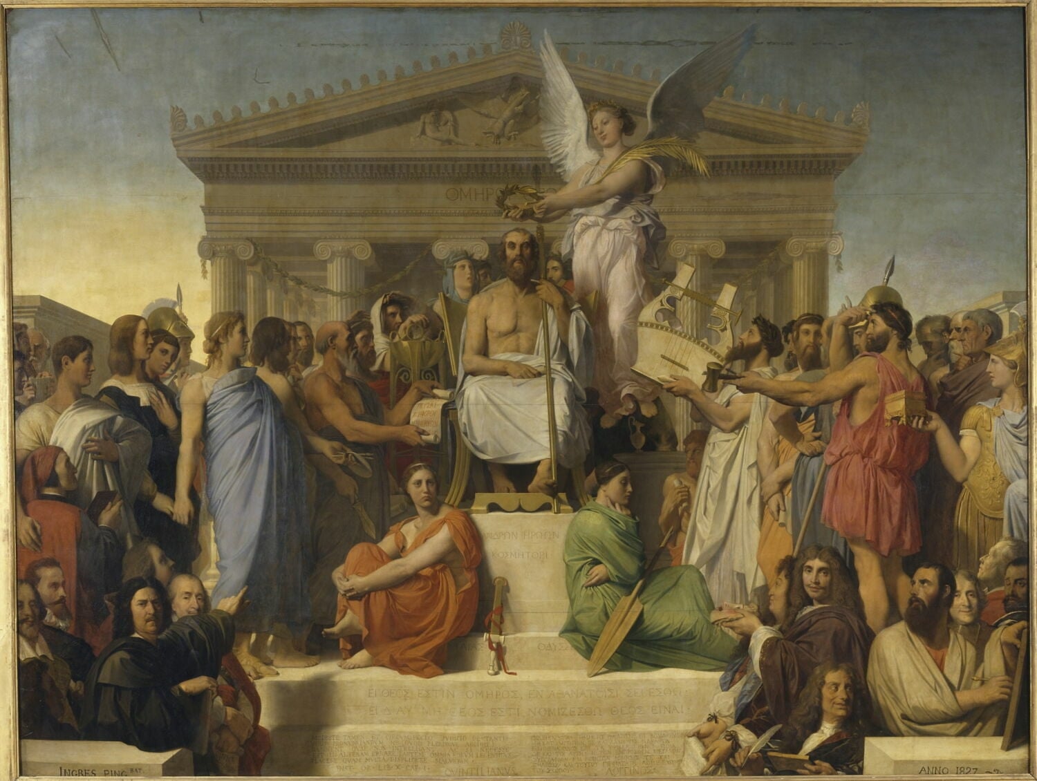 The Apotheosis of Homer by Jean-Auguste-Dominique Ingres