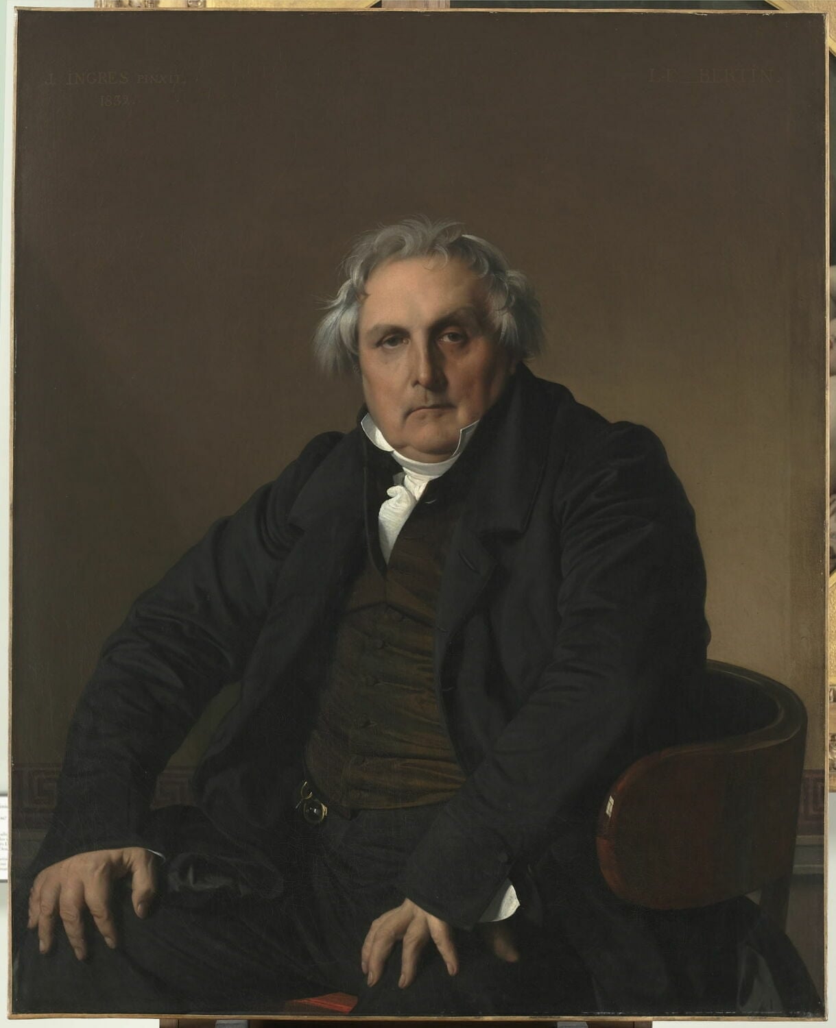 Portrait of Monsieur Bertin by Jean-Auguste-Dominique Ingres