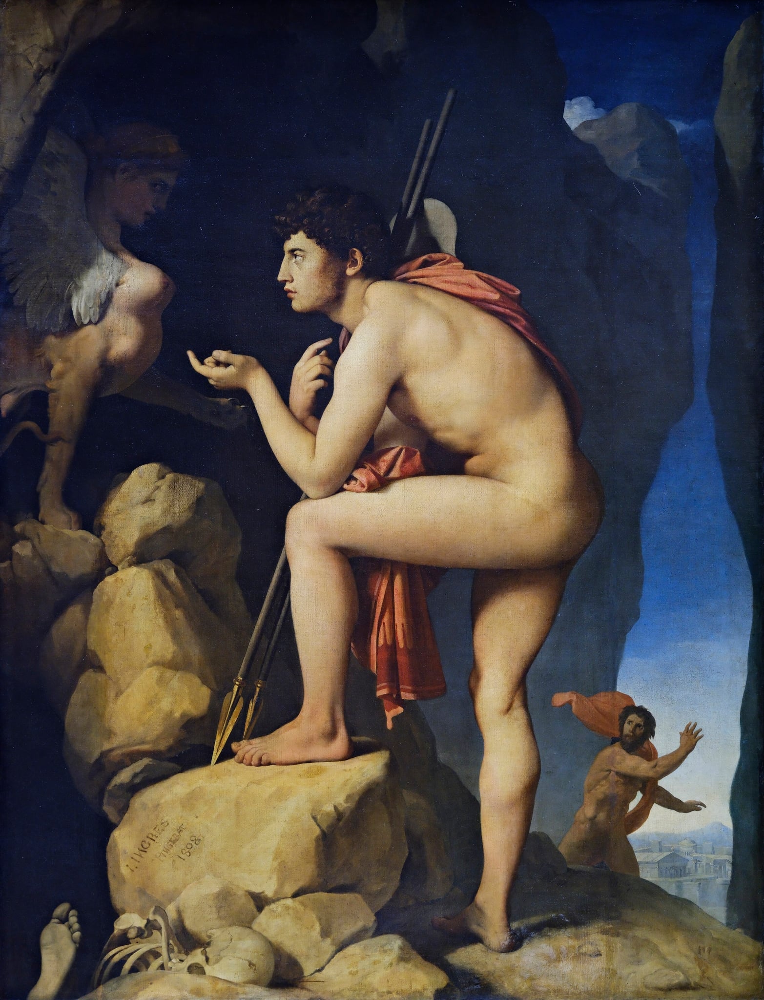 Oedipus and the Sphinx by Jean-Auguste-Dominique Ingres